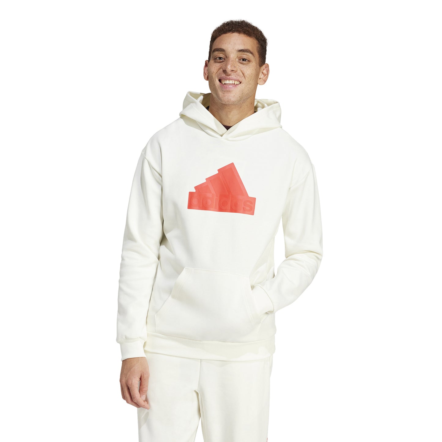 adidas Future Icon Badge of Sport Bluza Mężczyźni - krem, czerwony