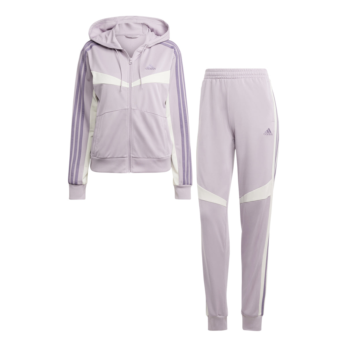 adidas Boldblock Dres Kobiety - liliowy, biały