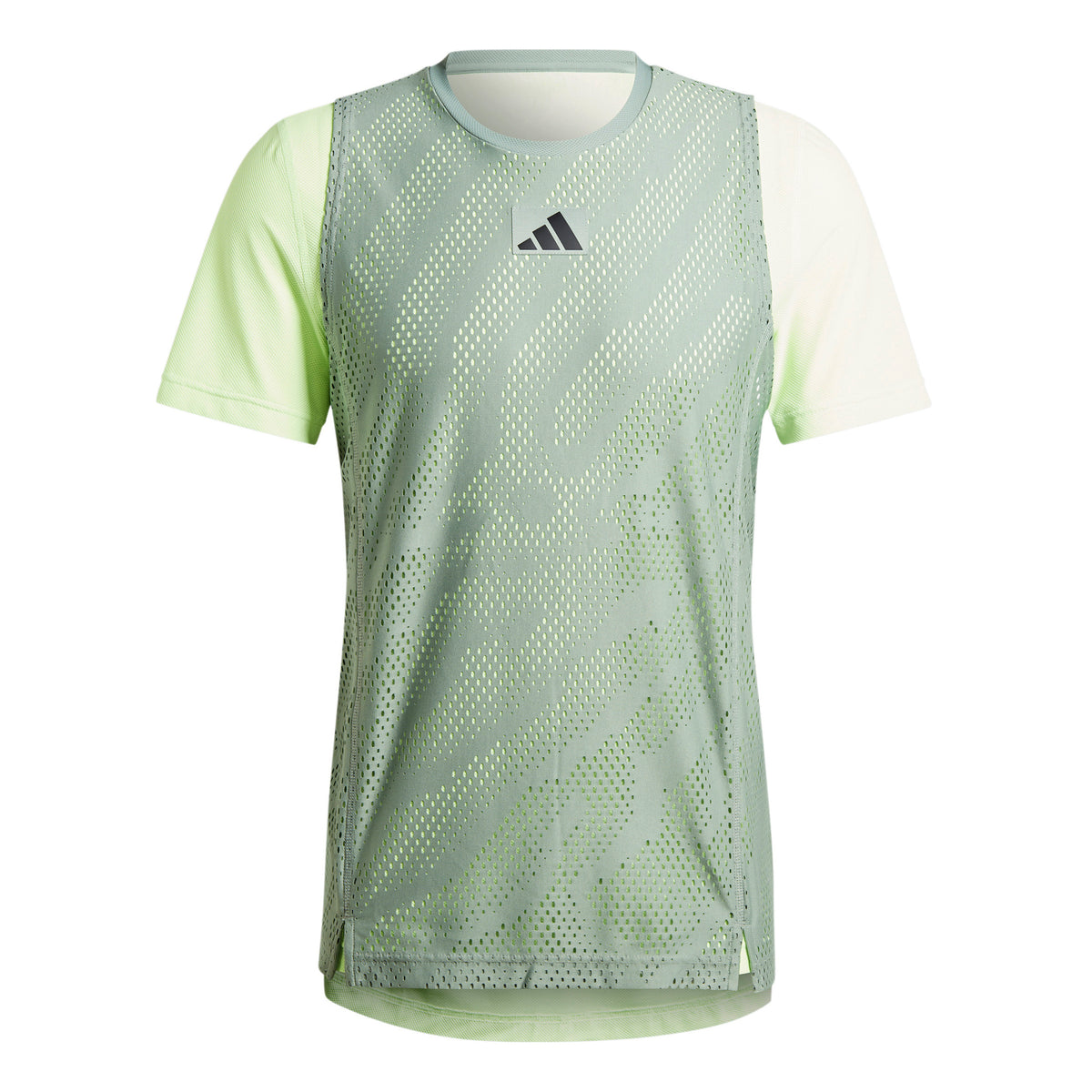 adidas Mesh Pro Koszulka Mężczyźni-Jasnozielony,Limonka