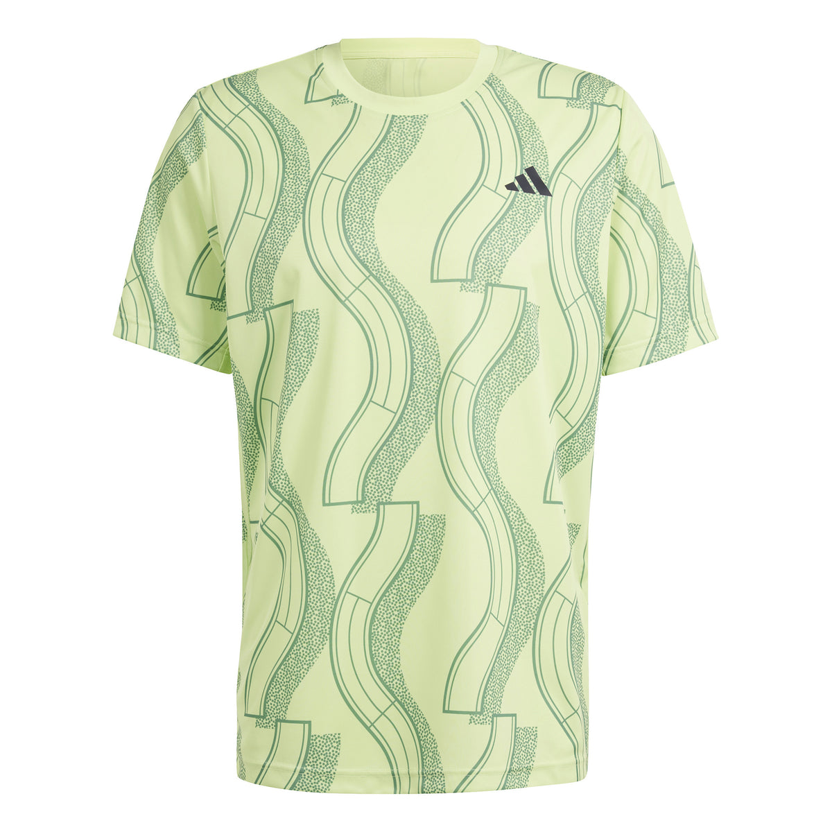 adidas Club Graphic Koszulka Mężczyźni - jasnozielony,