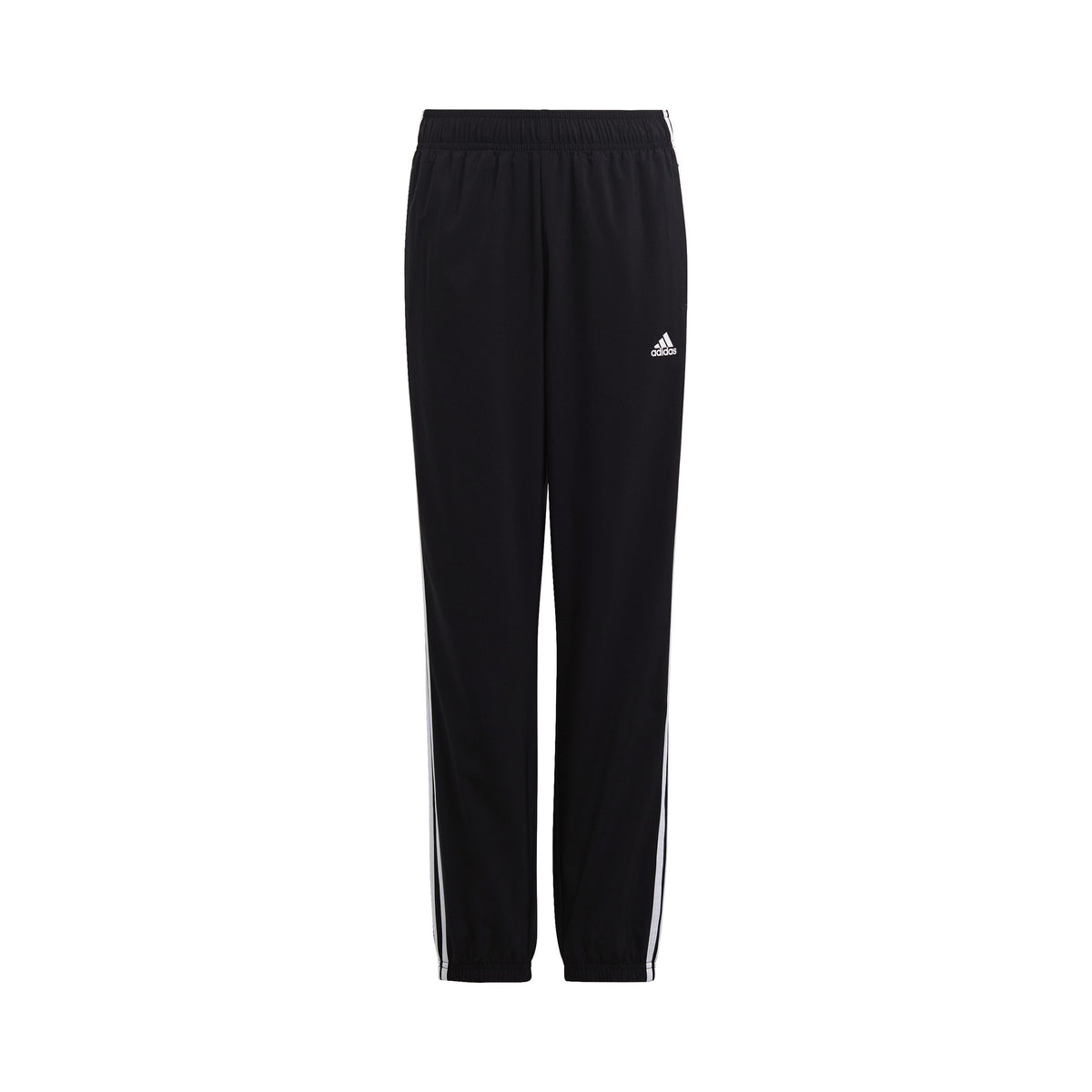 adidas 3Stripes Woven Spodnie dresowe Chłopcy - czarny, biały