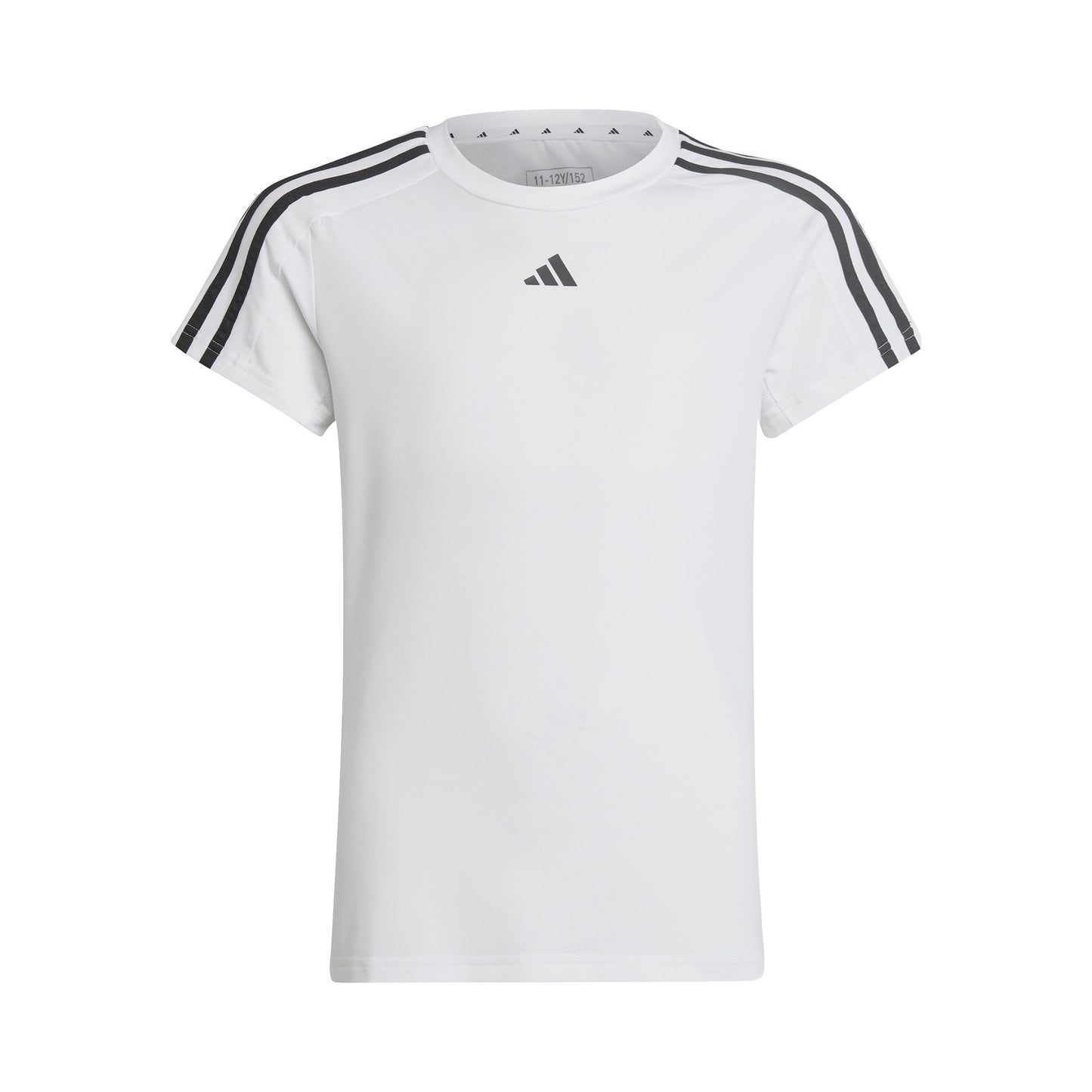 adidas 3Stripes Koszulka Dziewczynki - biały, czarny
