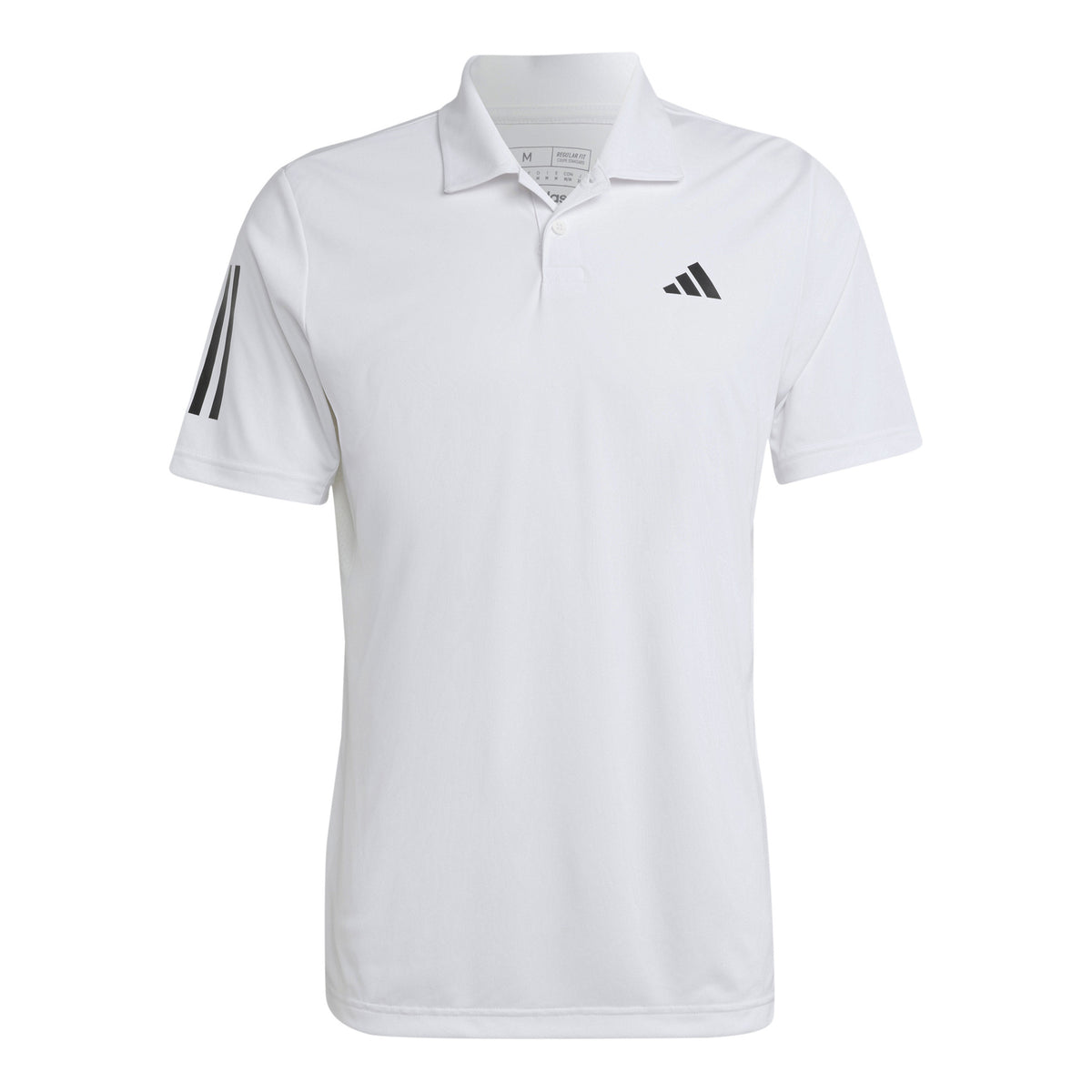 adidas Club 3-Stripes Polo Mężczyźni - biały, czarny