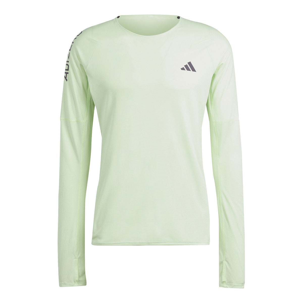 adidas Adizero L Koszulka do biegania Mężczyźni - jasnozielony,