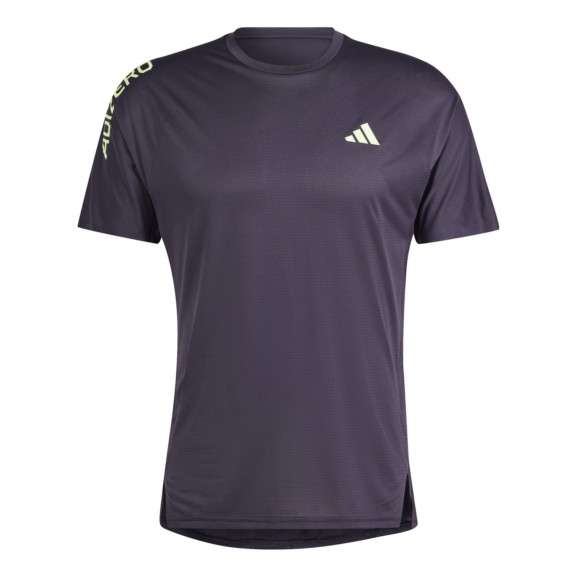 adidas Adizero Koszulka do biegania Mężczyźni - fioletowy, jasnozielony