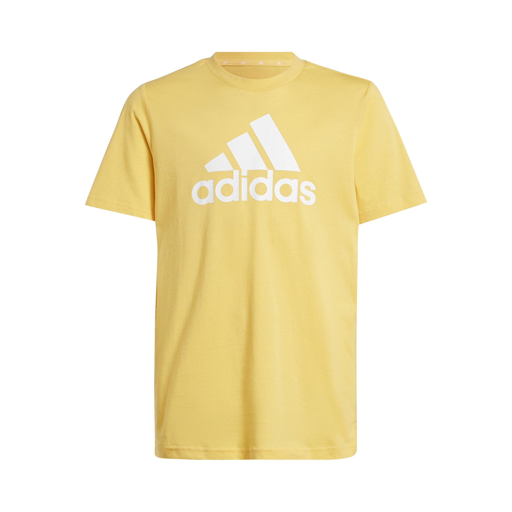 adidas Big Logo Koszulka Chłopcy - żółty, biały
