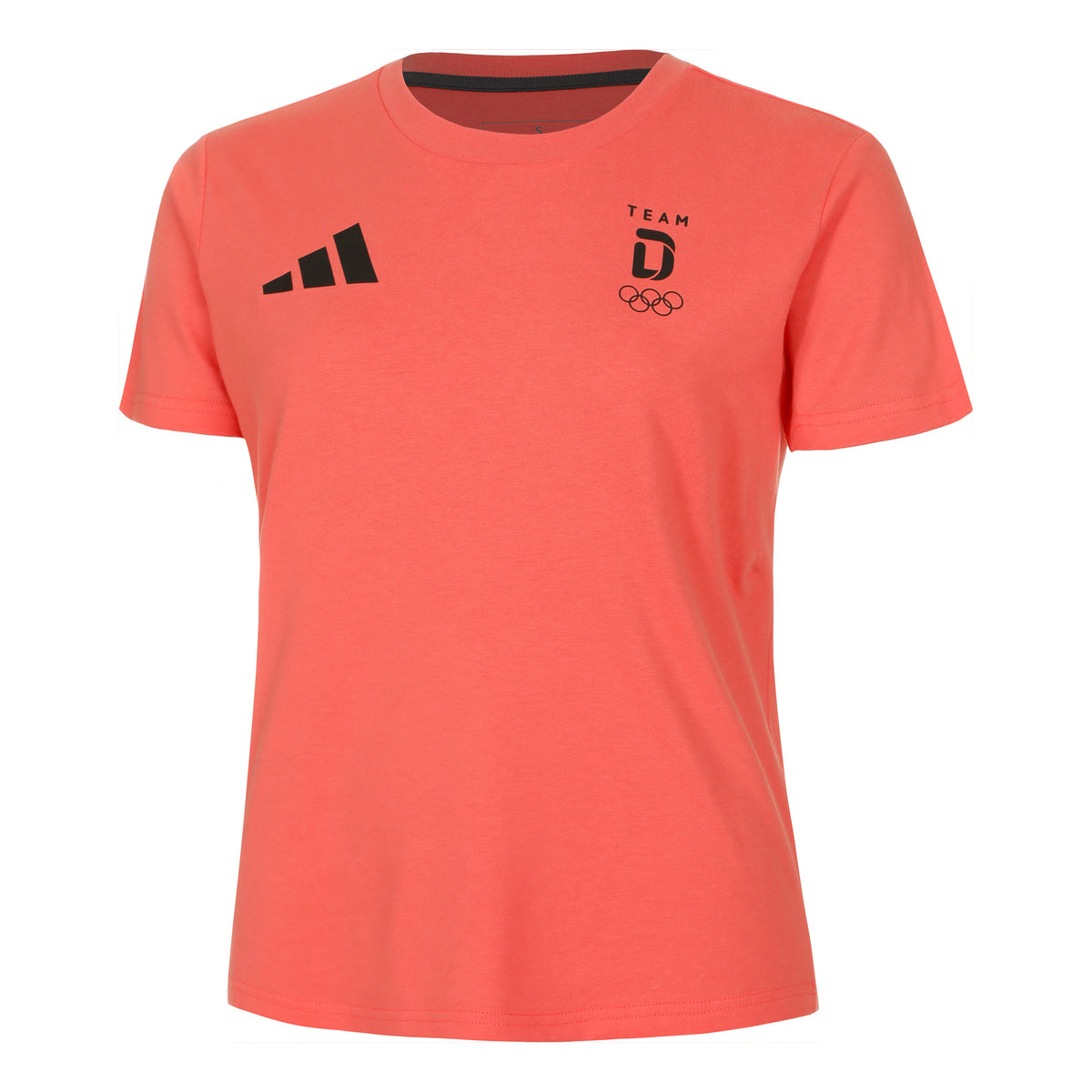 adidas Team Tee Koszulka Kobiety - koral,