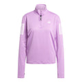 Own the Run Half-Zip Długi Rękaw Kobiety - fioletowy,