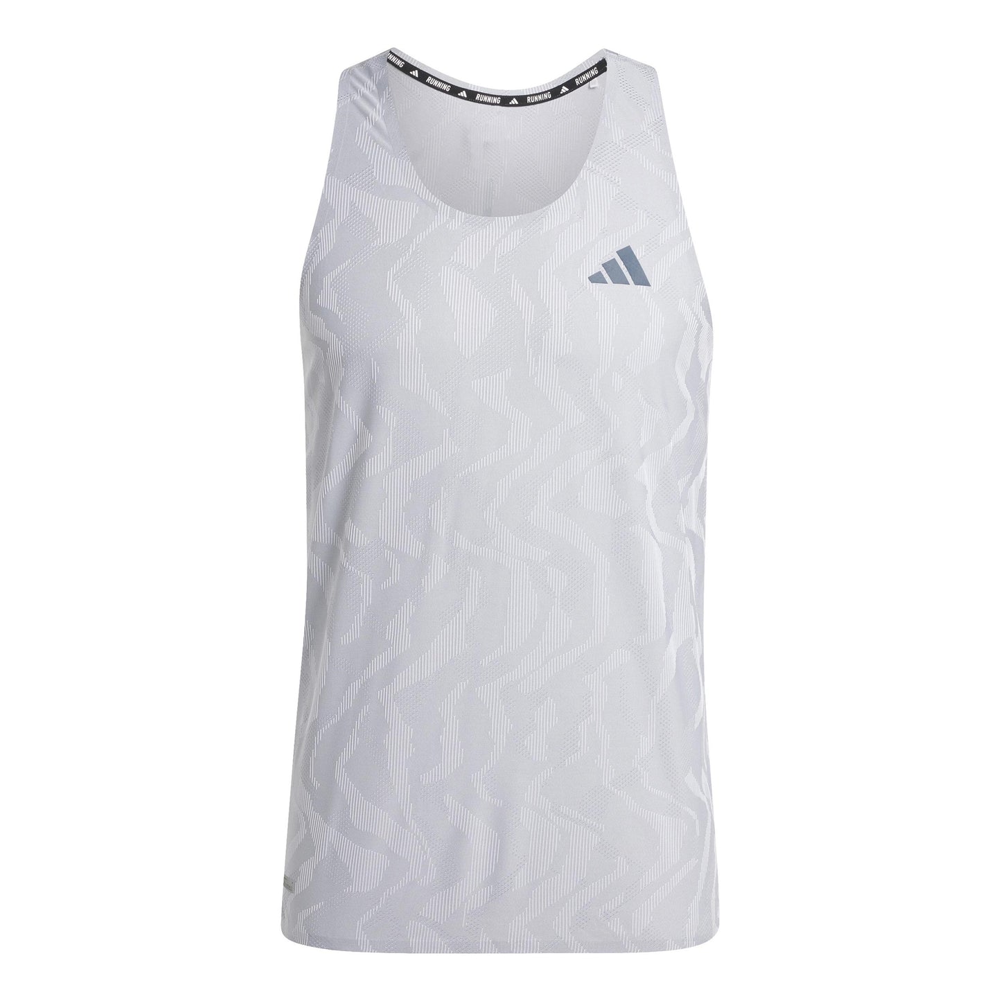 adidas Ultimate Engineered Koszulka do biegania Mężczyźni - srebrny,