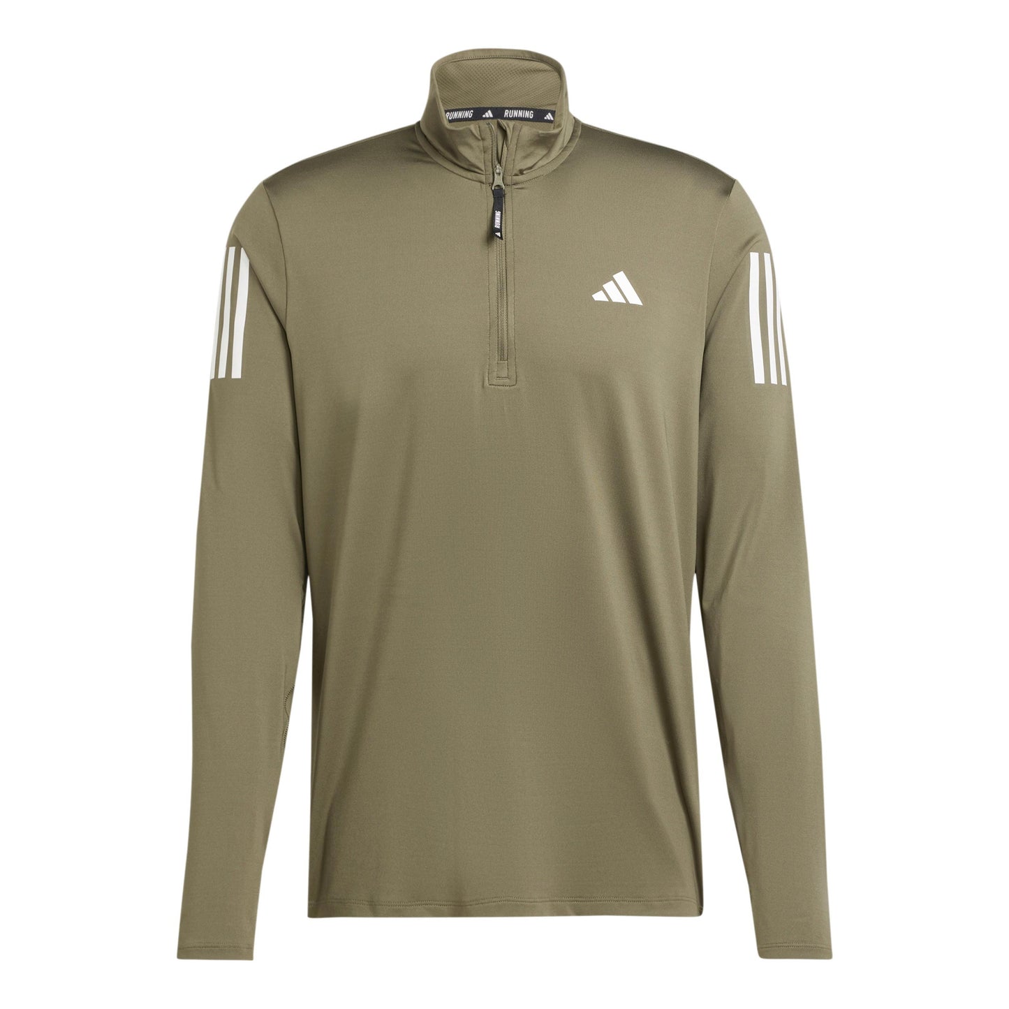 adidas Own The Run B Half-Zip Długi Rękaw Mężczyźni - oliwka,
