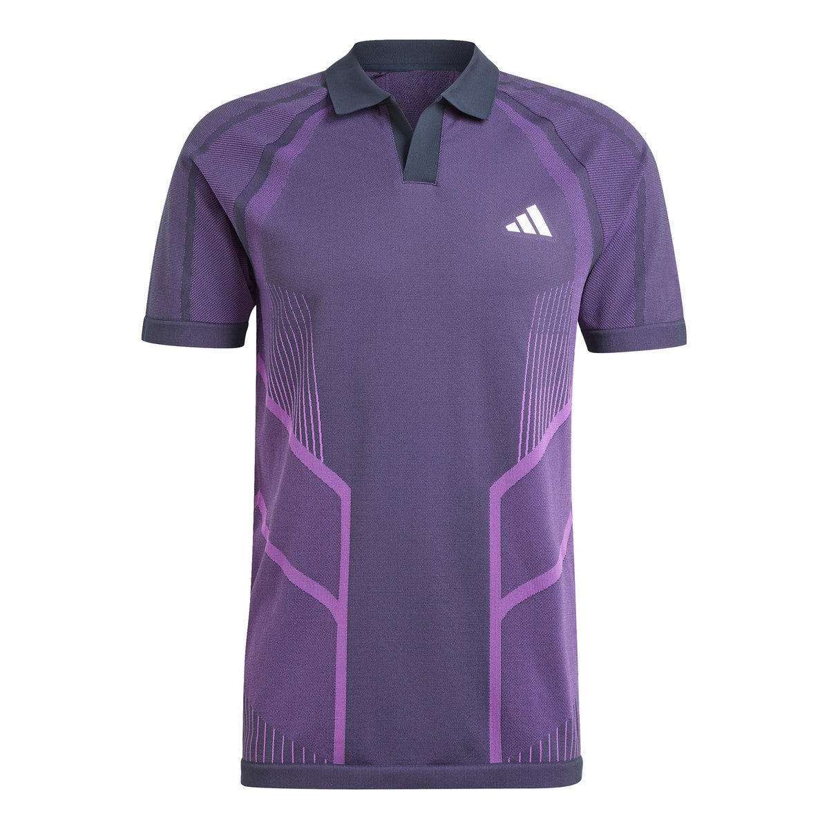 adidas Seamless Pro Polo Mężczyźni-Fioletowy,Jagoda