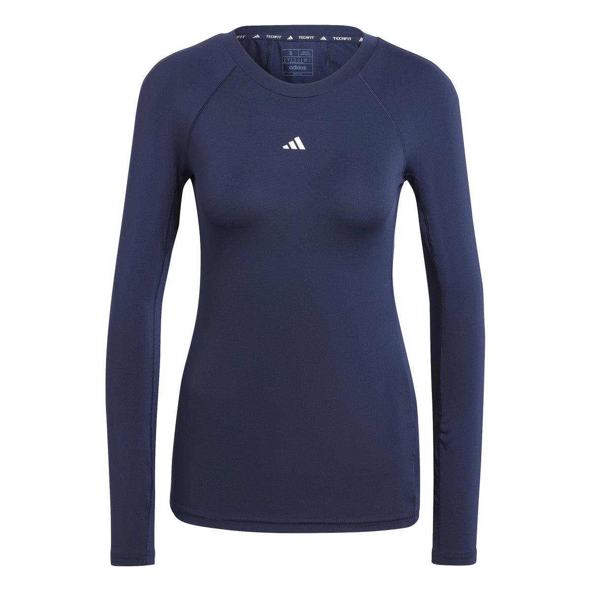 adidas Tech-Fit Długi Rękaw Kobiety - ciemnoniebieski,