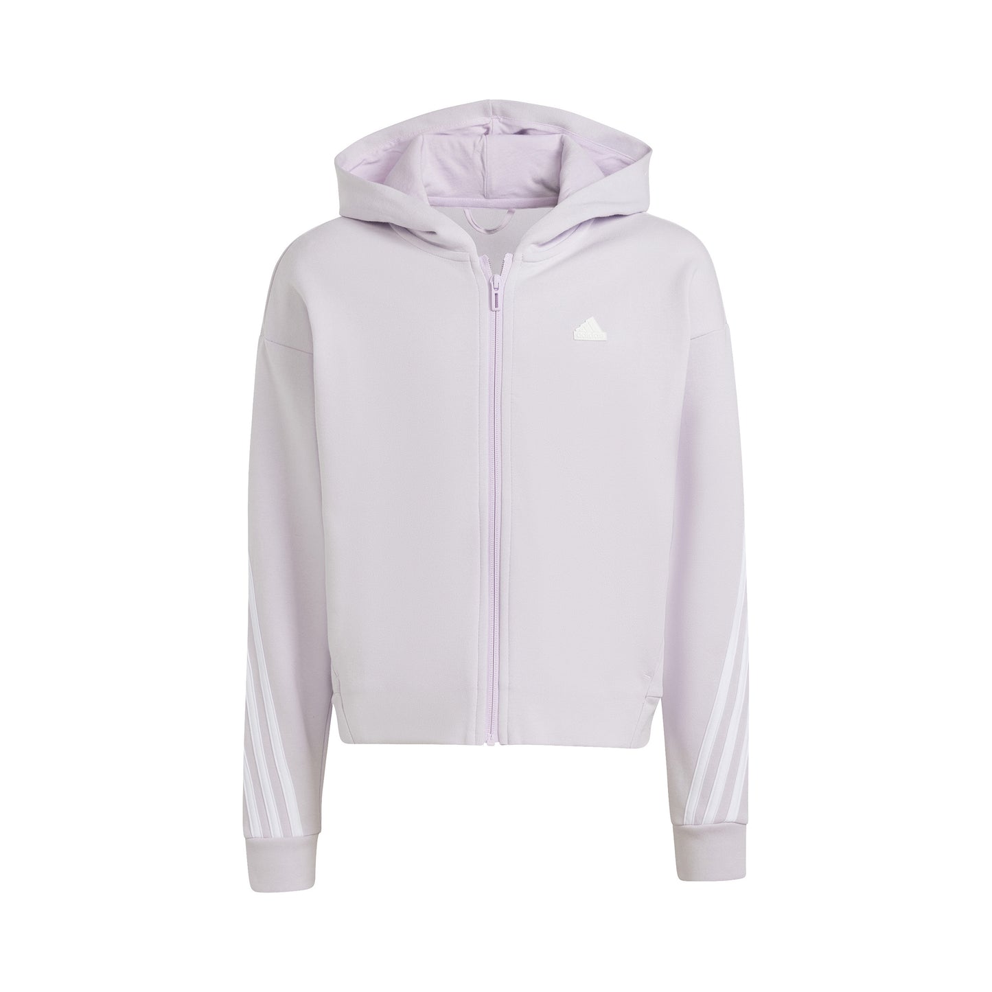 adidas Future Icon 3Stripes Bluza dresowa Dziewczynki - liliowy, biały