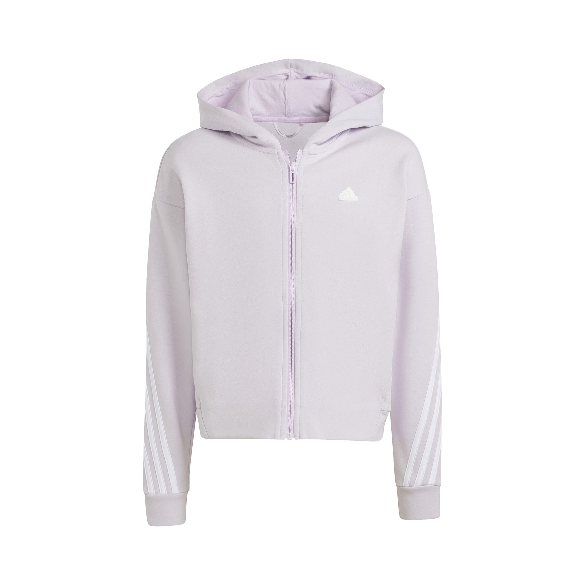 adidas Future Icon 3Stripes Bluza dresowa Dziewczynki - liliowy, biały