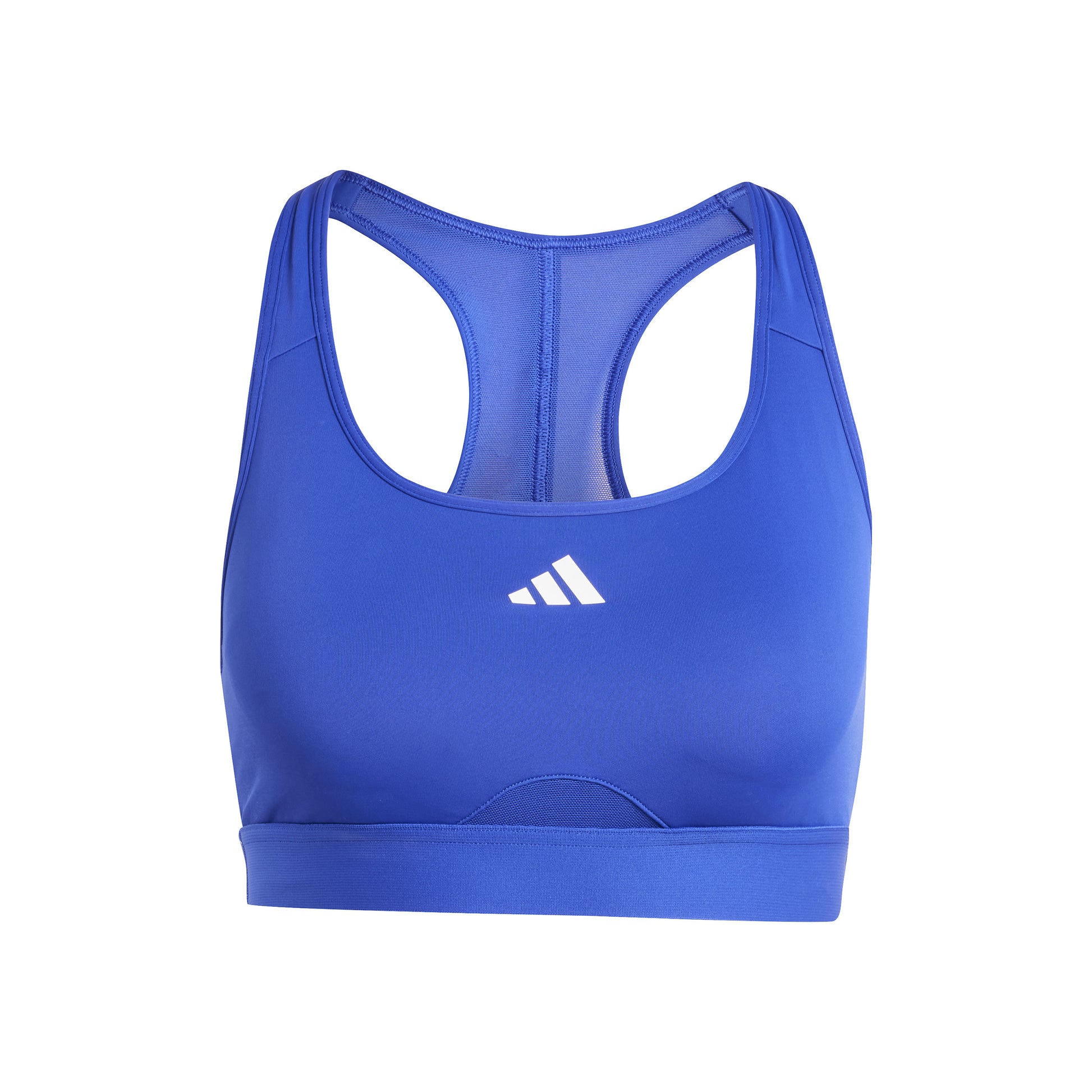 adidas Powerreact Training Stanik sportowy Kobiety - niebieski