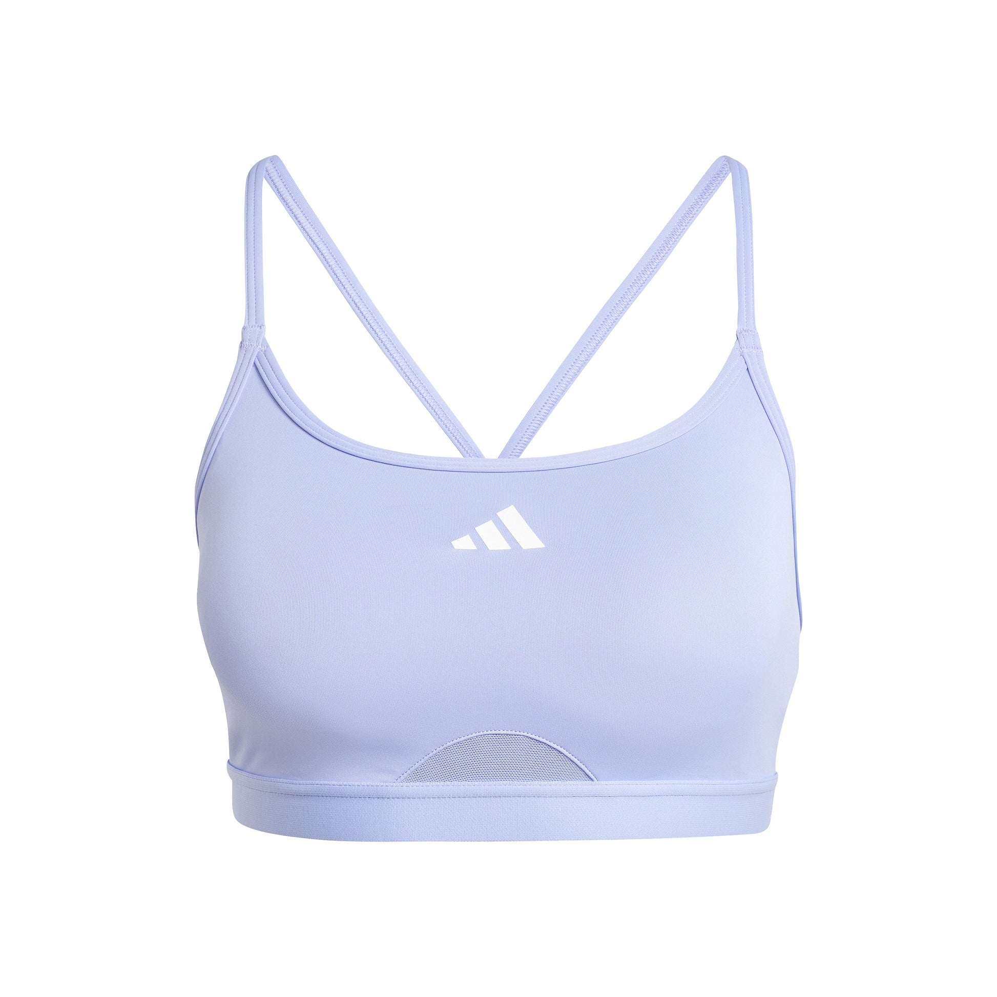 adidas Aeroreact Training 3Stripes Stanik sportowy Kobiety - jasnoniebieski