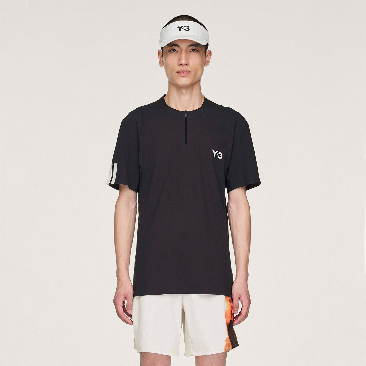 adidas Y-3 Zip Polo Mężczyźni-Czarny