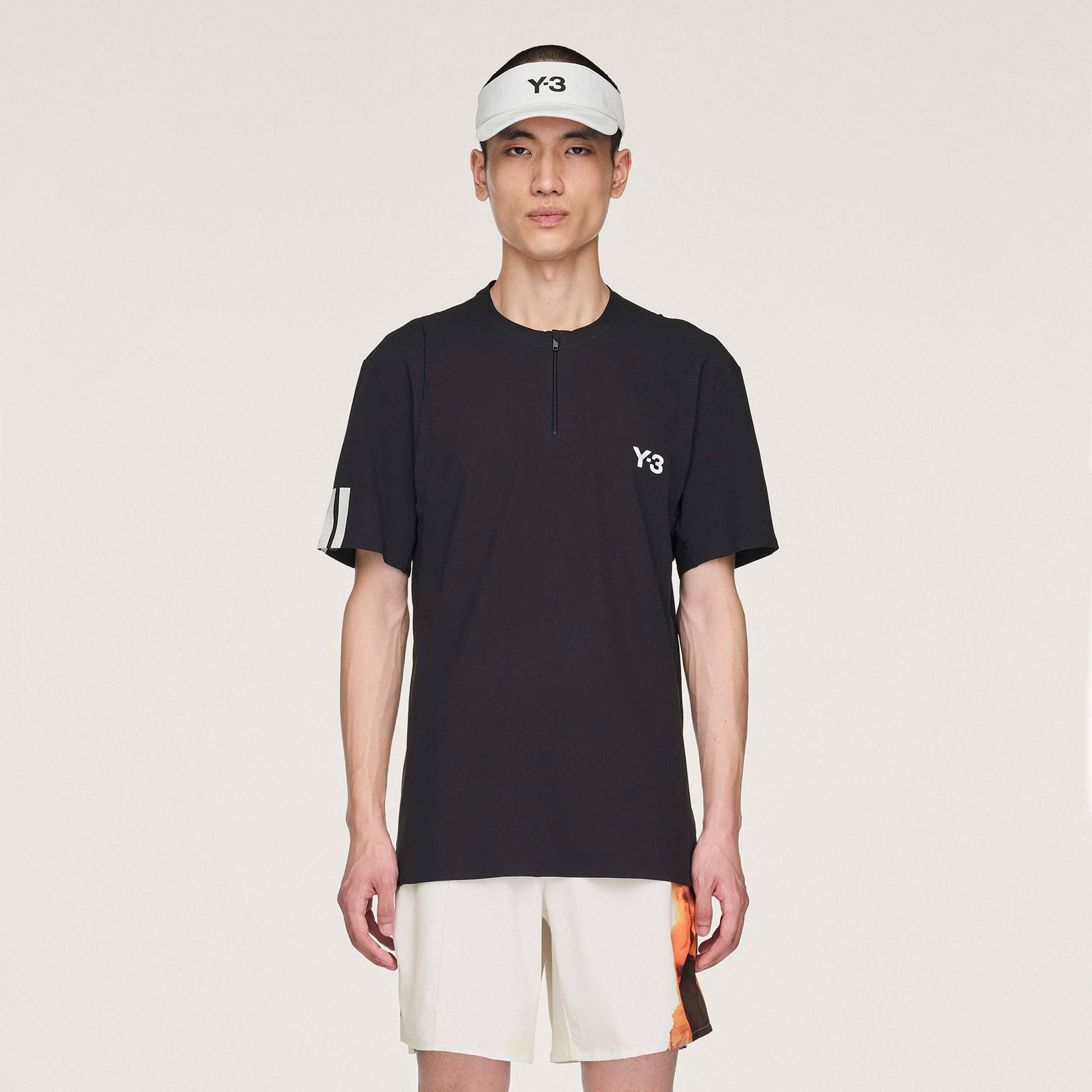 adidas Y-3 Zip Polo Mężczyźni-Czarny