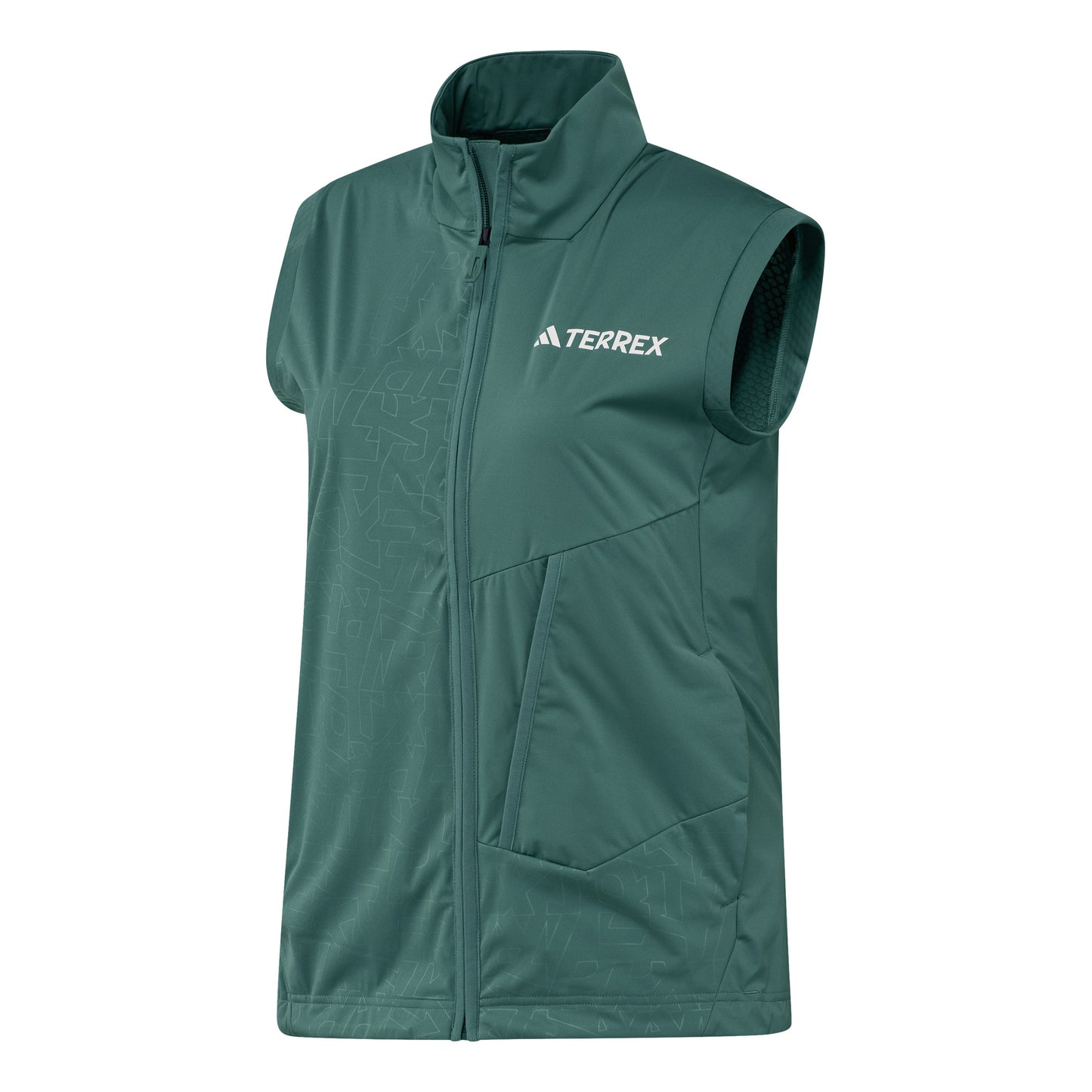 adidas Terrex XPR Softshell Kamizelka do biegania Kobiety-zieleń