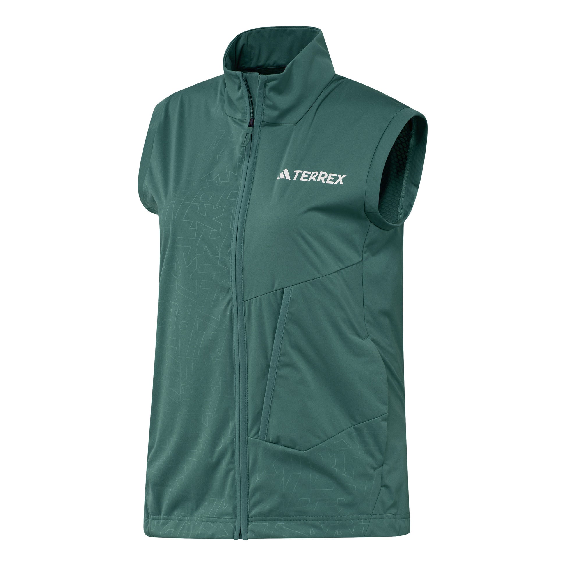 adidas Terrex XPR Softshell Kamizelka do biegania Kobiety-zieleń