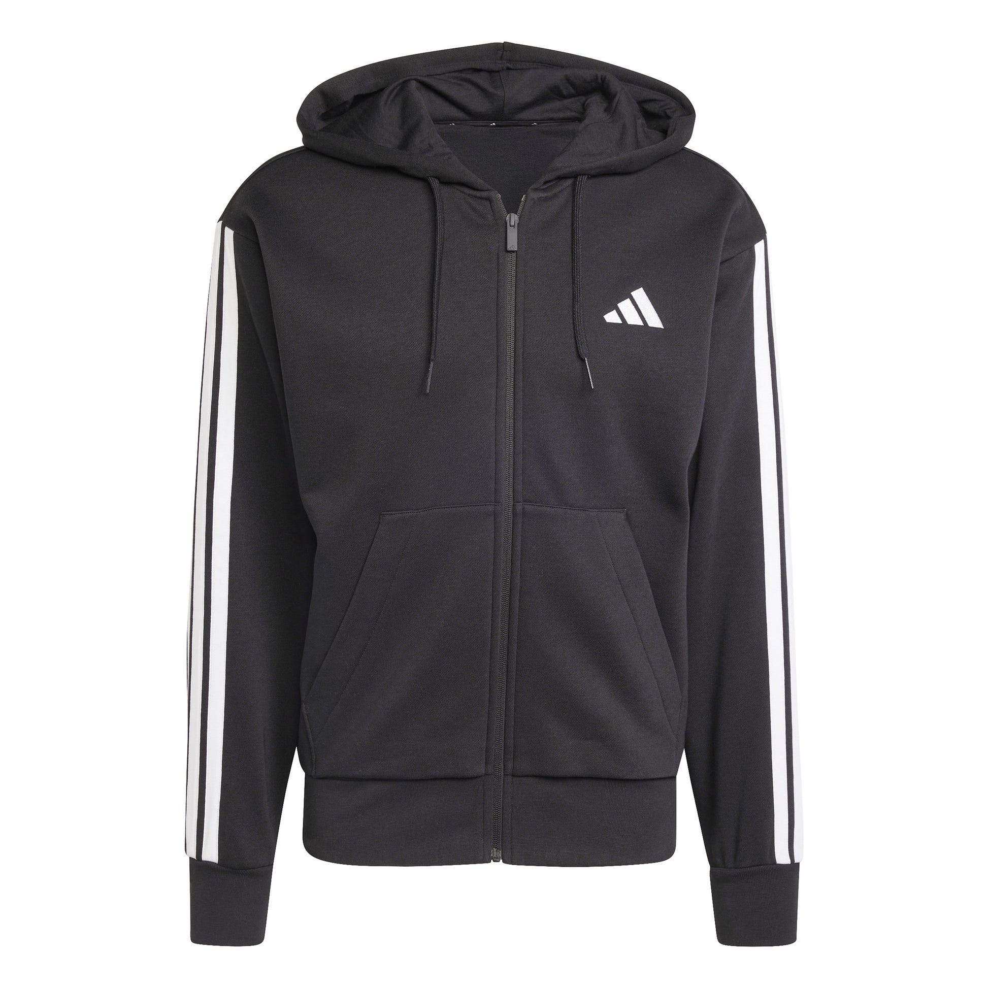 adidas Essentials 3 Stripes Bluza dresowa Mężczyźni - czarny, biały