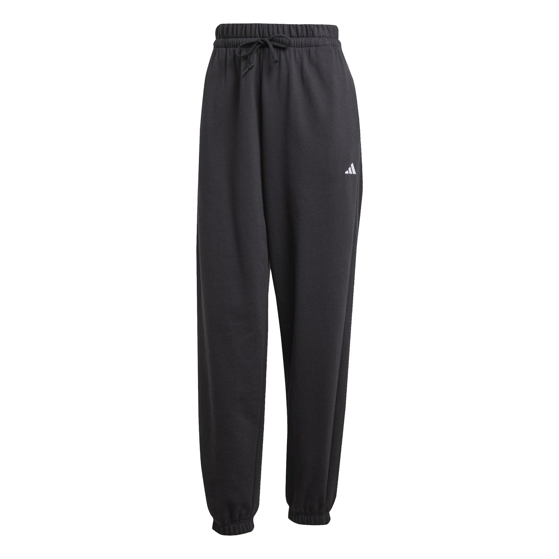 adidas Essentials Small Logo Cuffed Spodnie dresowe Kobiety - czarny,
