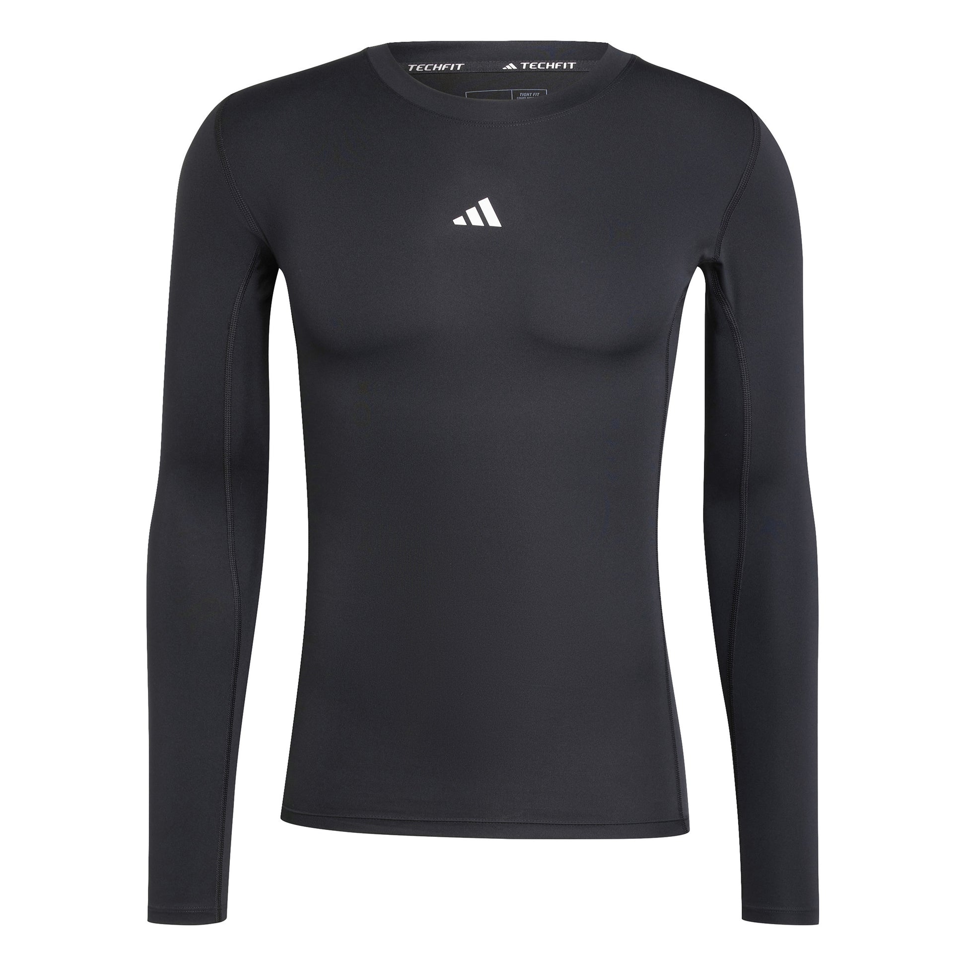 adidas TechFit Długi Rękaw Mężczyźni-Czarny