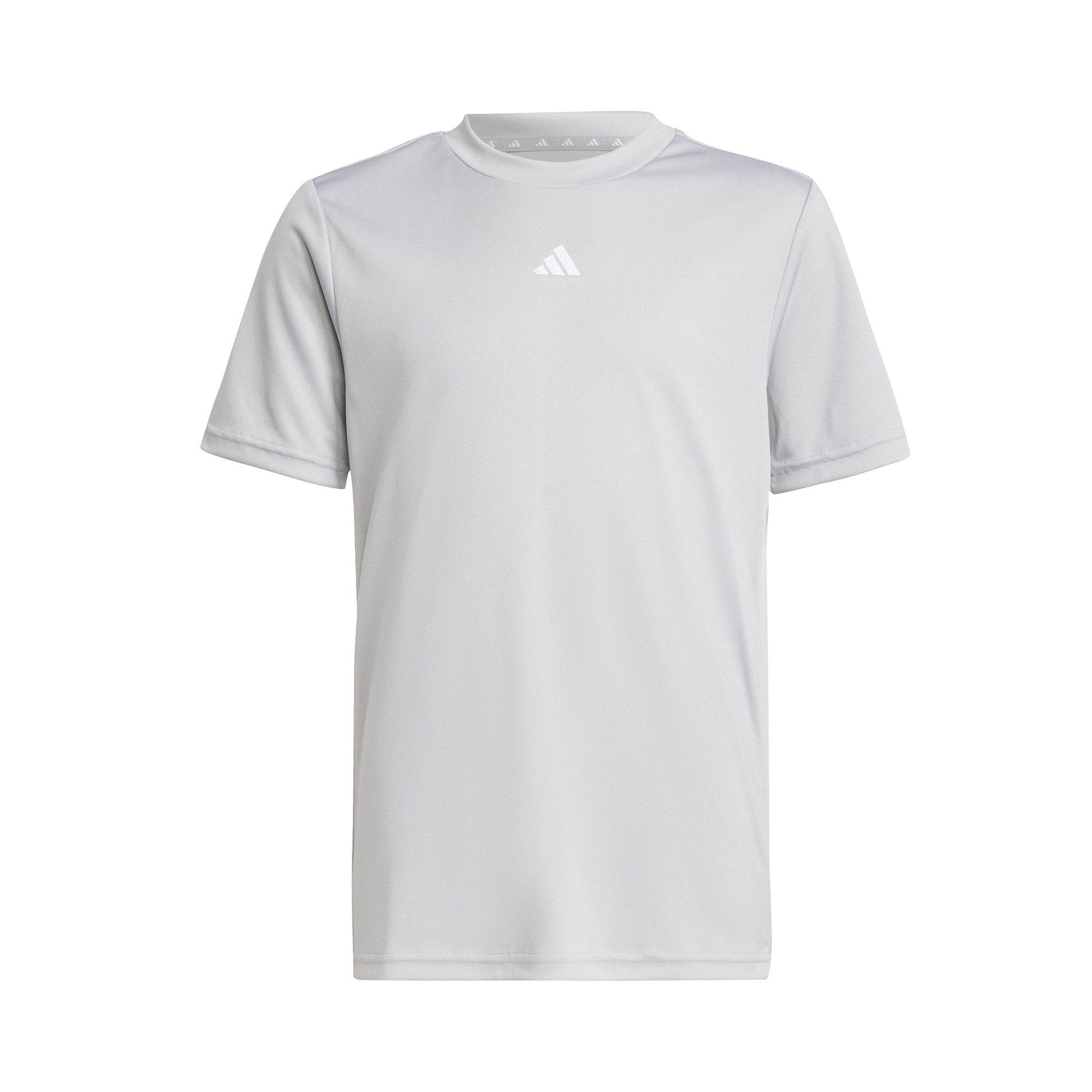 adidas Training Essentials Logo Regular Fit Koszulka Dzieci - szary,