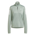 Own the Run Half-Zip Długi Rękaw Kobiety - szałwia,