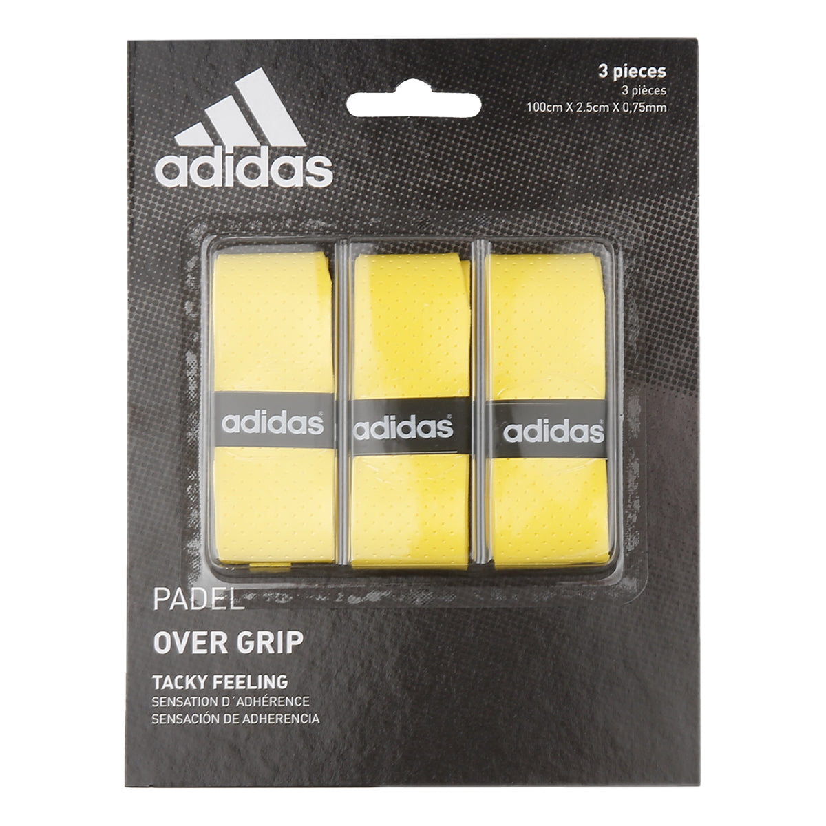 adidas Padel Overgrip Opakowanie 3 szt. - żółty