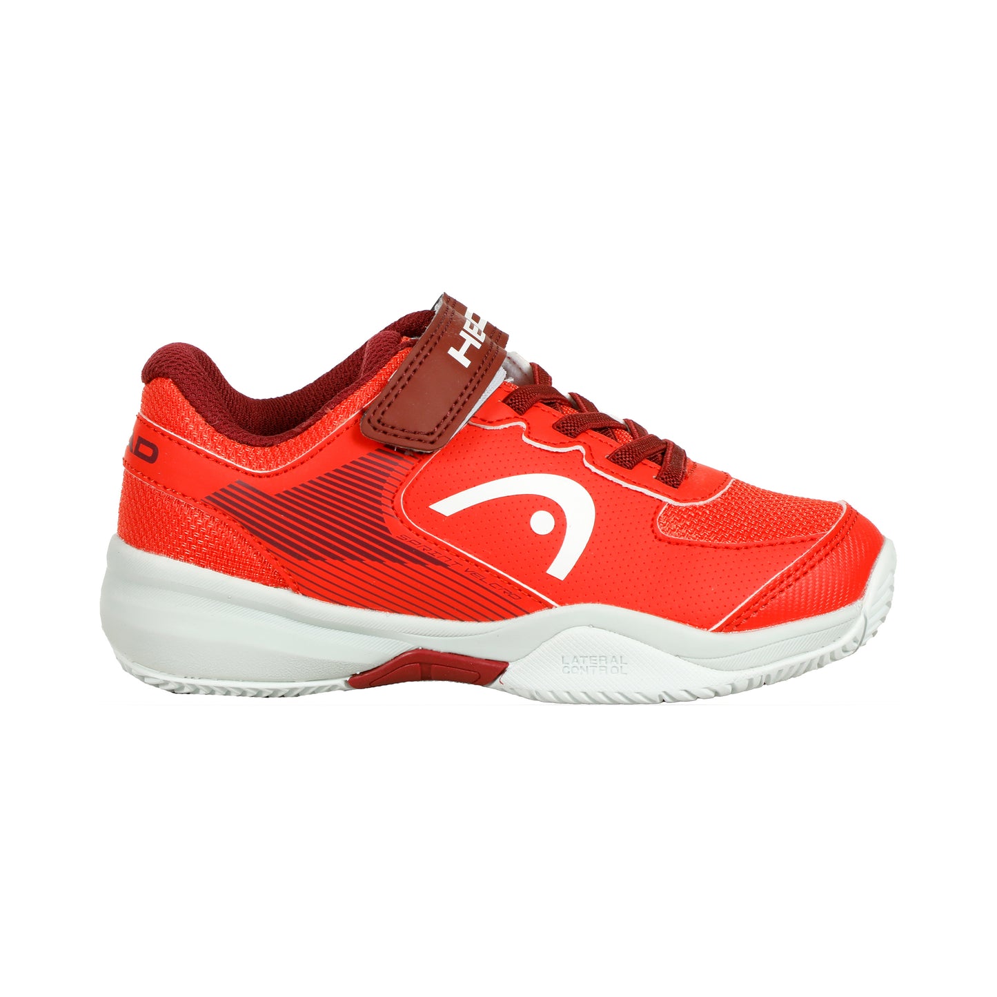 HEAD Sprint Velcro 3.0 buty do tenisa allcourt Dzieci - pomarańczowy, ciemnoczerwony