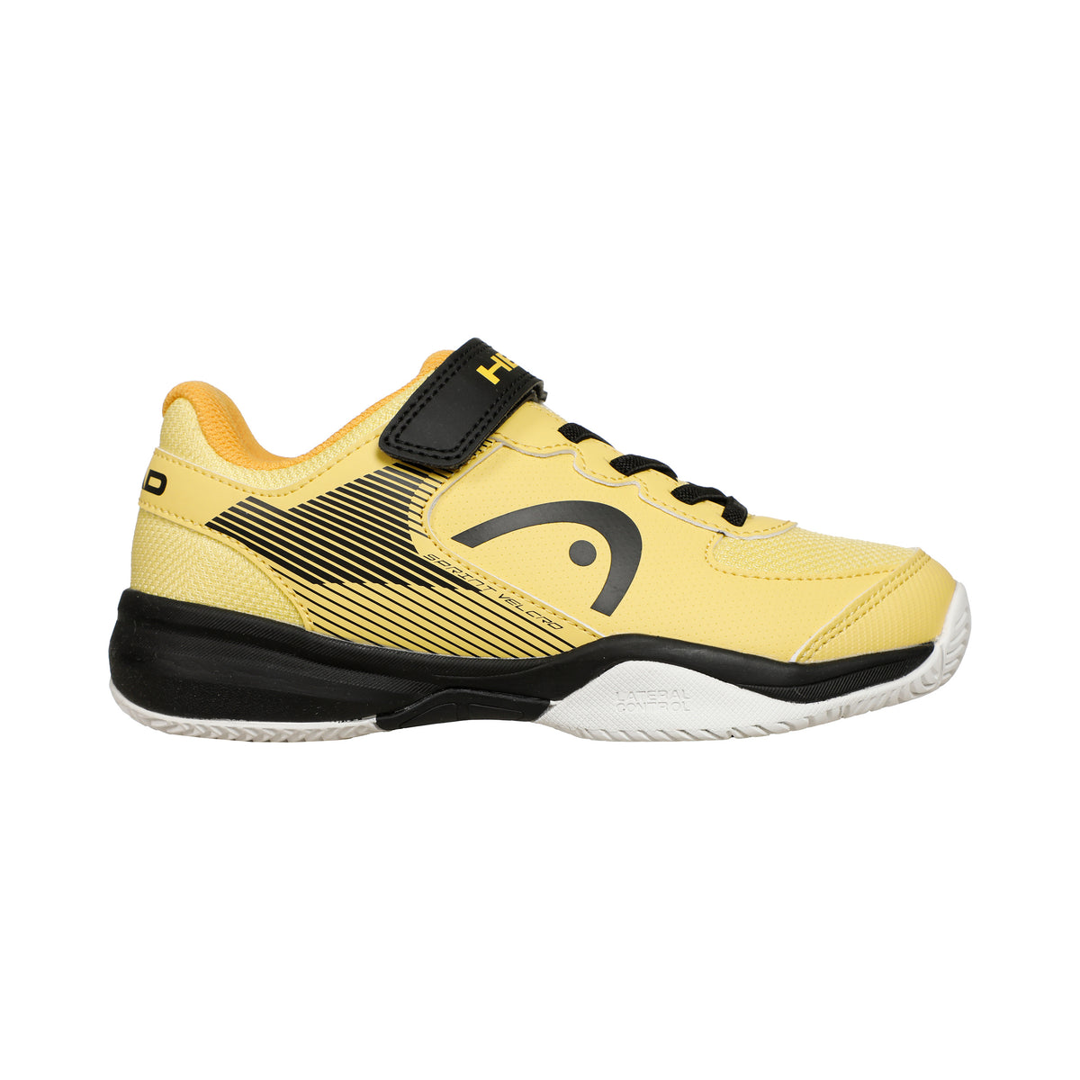 HEAD Sprint Velcro 3.0 buty do tenisa allcourt Dzieci - żółty, czarny