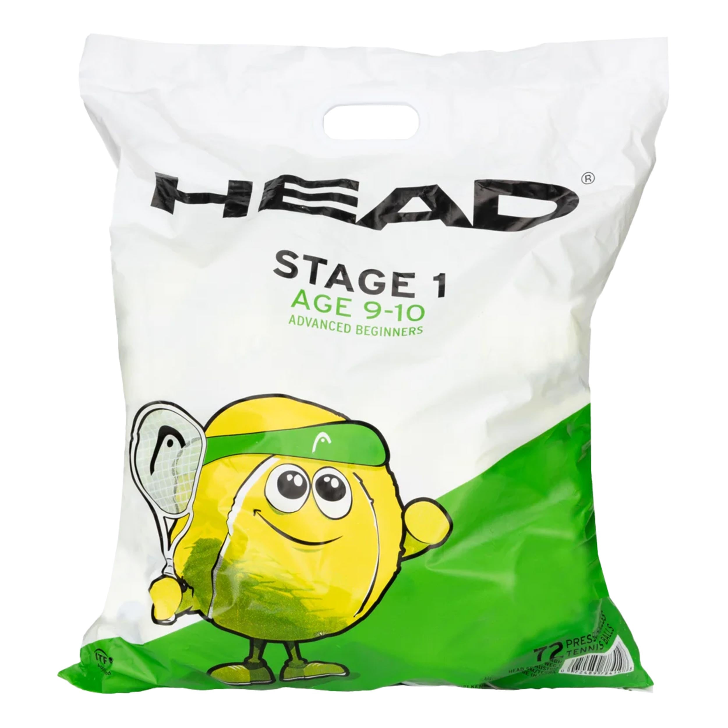 HEAD Stage 1 Green Worek 72 szt.