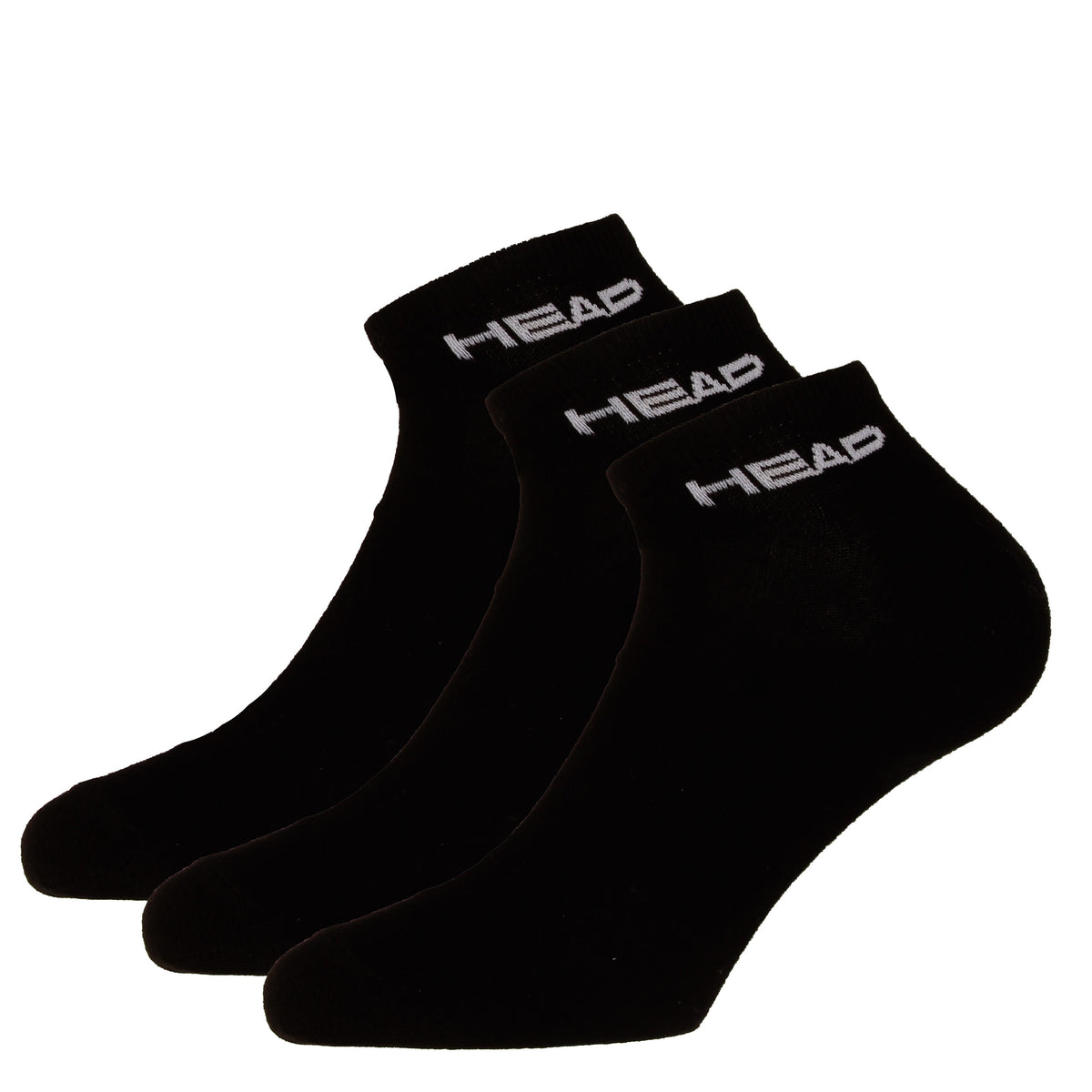 HEAD Sneaker Skarpety tenisowe Opakowanie 3 szt. Unisex - czarny,