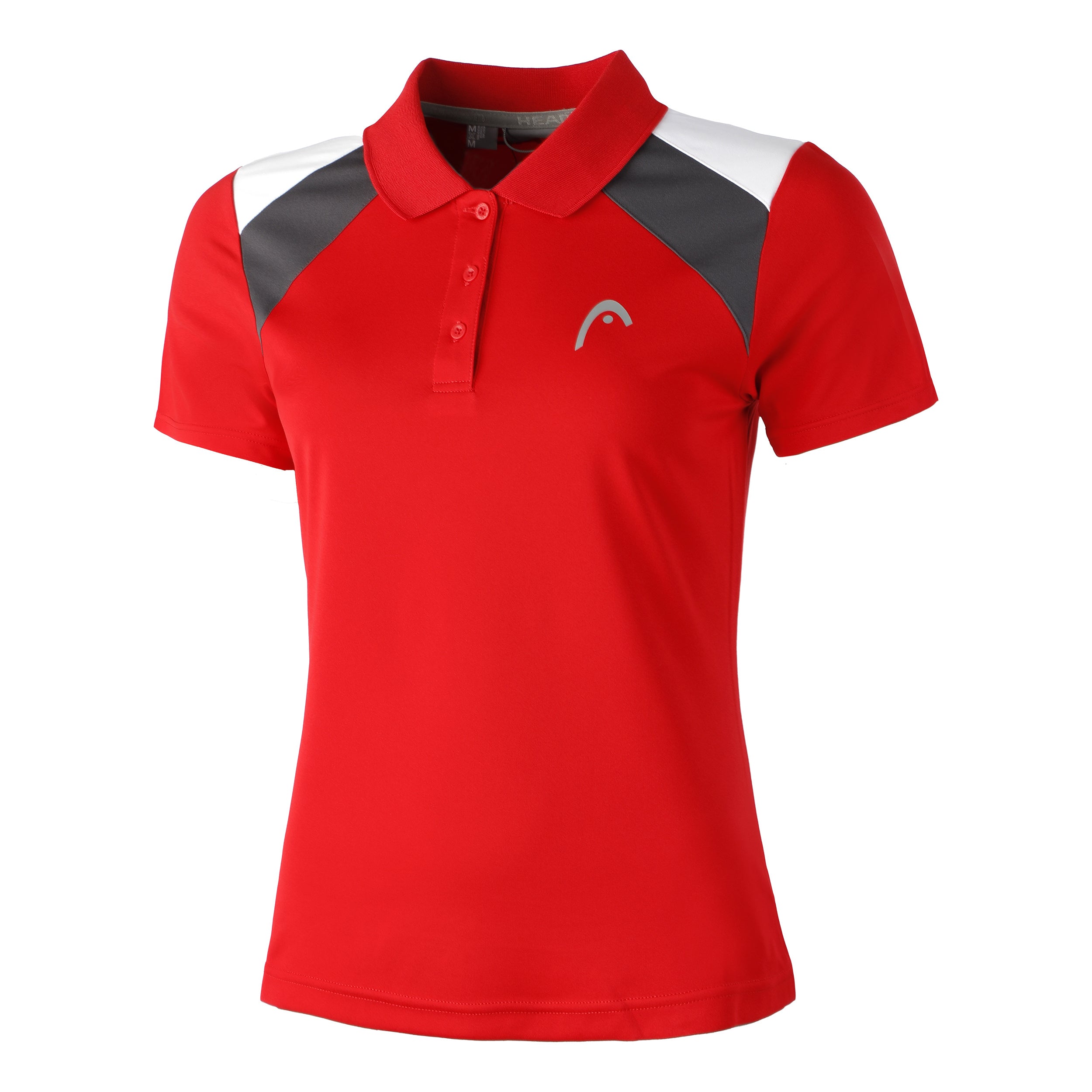 HEAD Club 22 Polo Kobiety - czerwony,