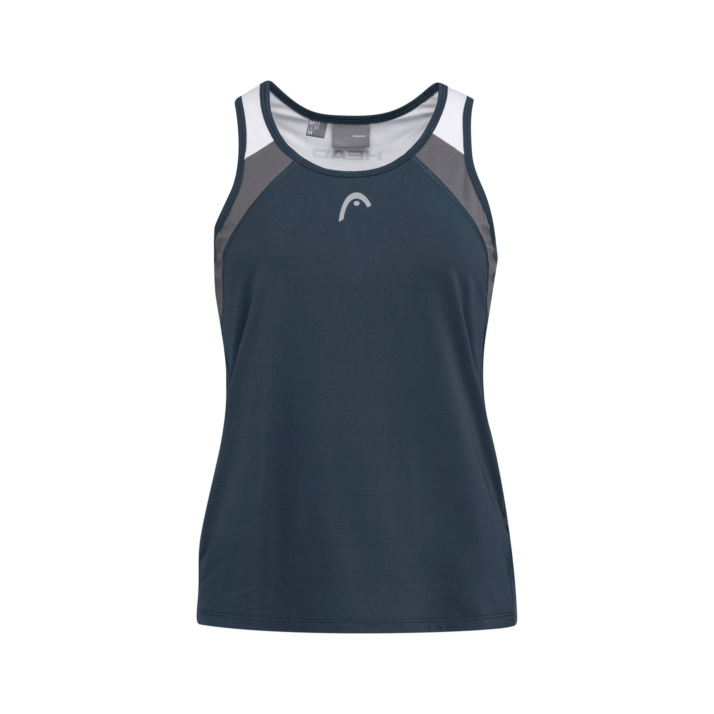 HEAD Club 22 Tank top Dziewczynki - ciemnoniebieski, biały