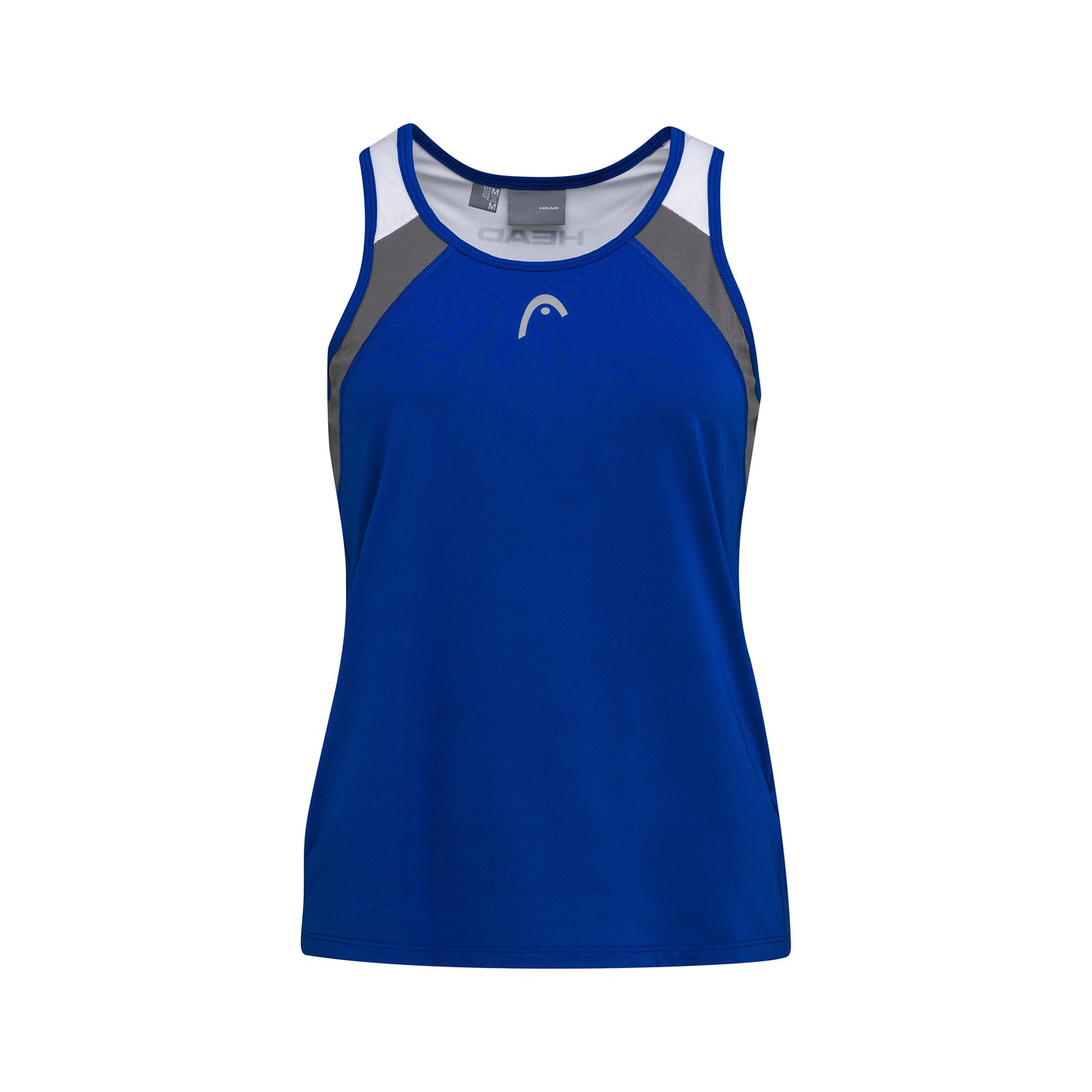 HEAD Club 22 Tank top Dziewczynki - niebieski, biały