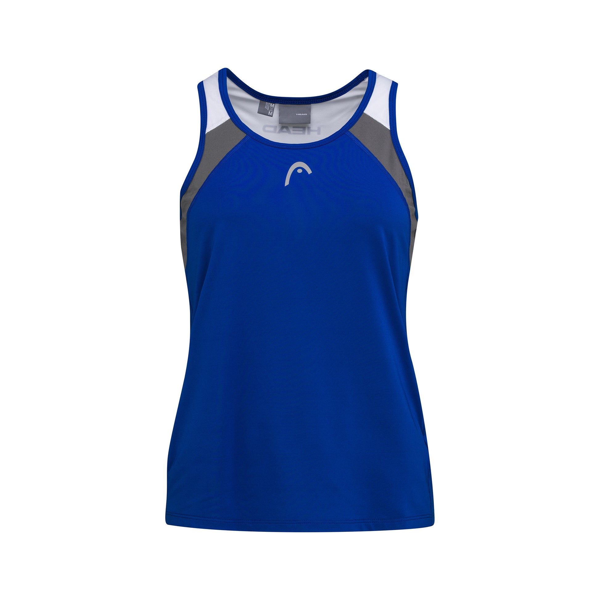 HEAD Club 22 Tank top Dziewczynki - niebieski, biały