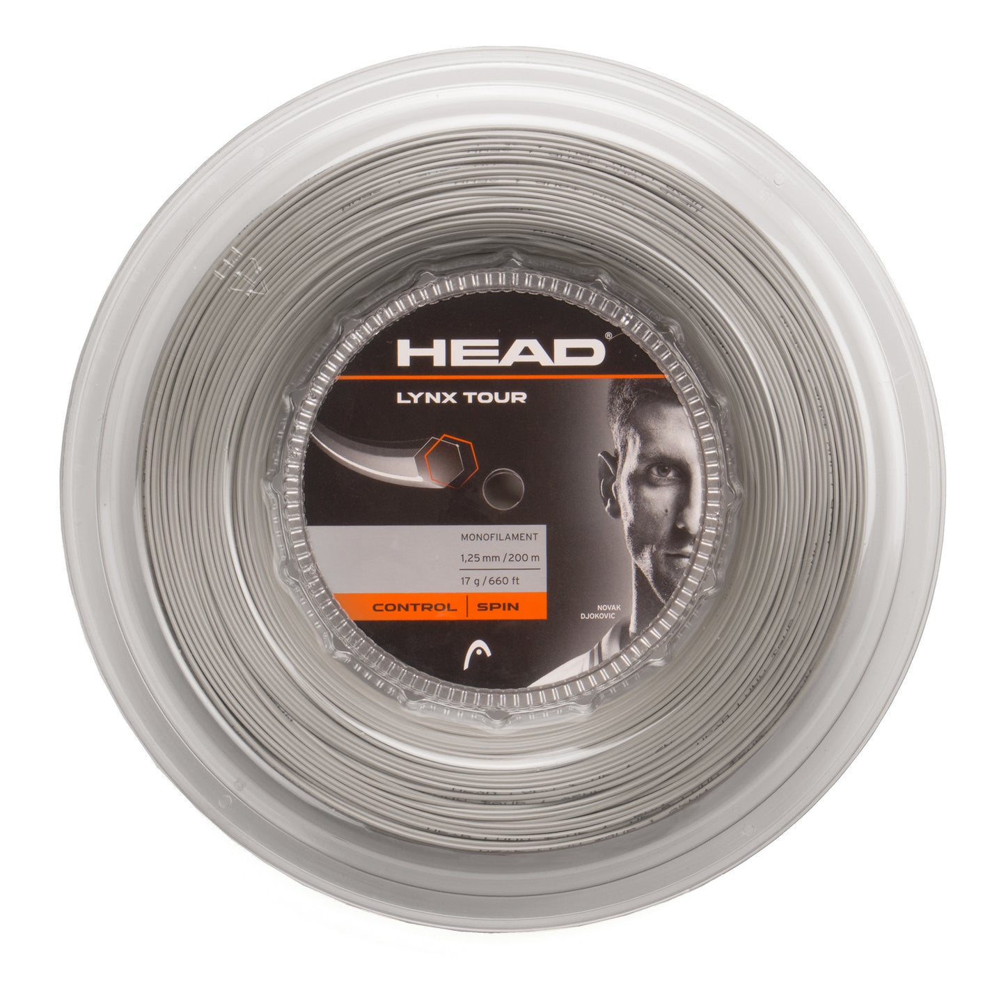 HEAD Lynx Tour Reel Szpula Do Naciągów 200m-Szary
