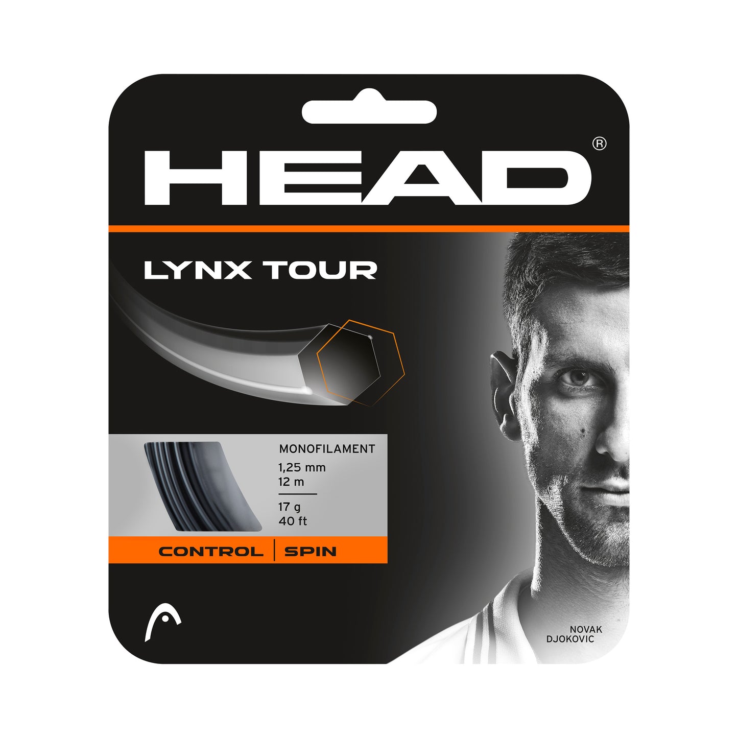 HEAD Lynx Tour Zestaw Naciągów 12m-Czarny