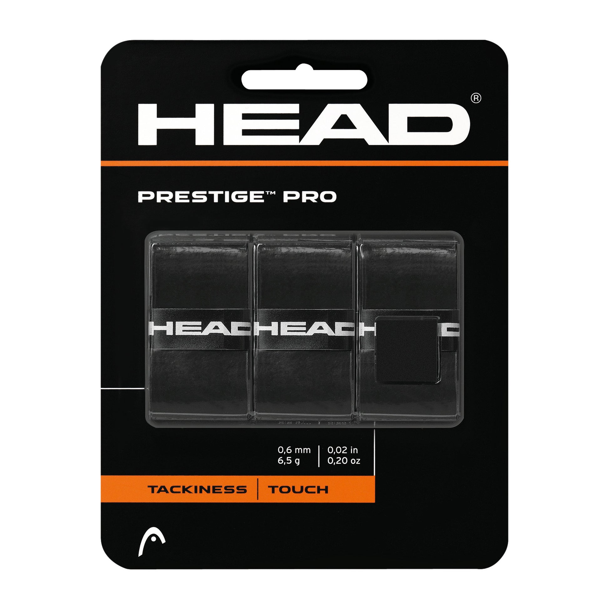HEAD Prestige Pro Opakowanie 3 szt. - czarny