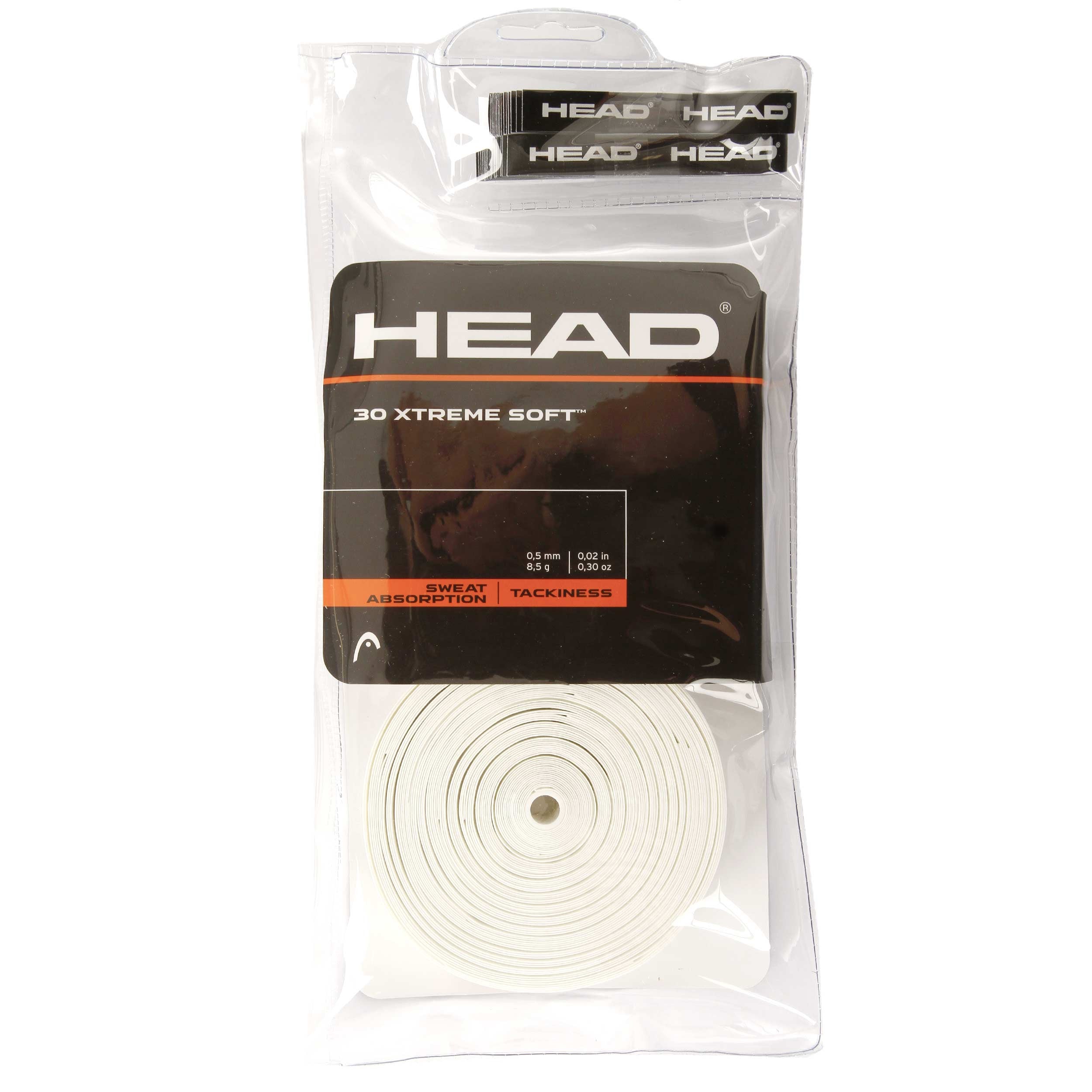 HEAD Xtreme Soft Opakowanie 30 szt. - biały