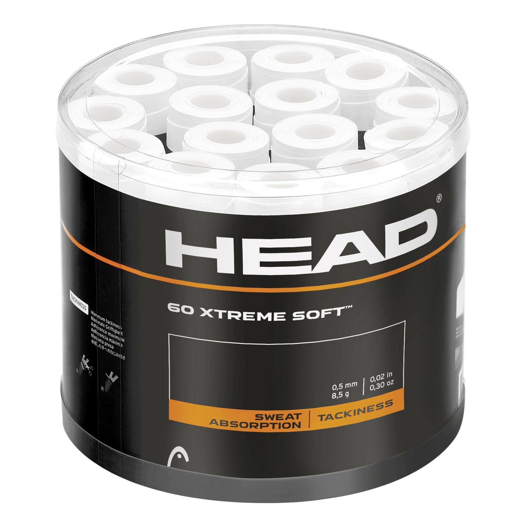 HEAD Xtreme Soft Opakowanie 60 szt. - biały