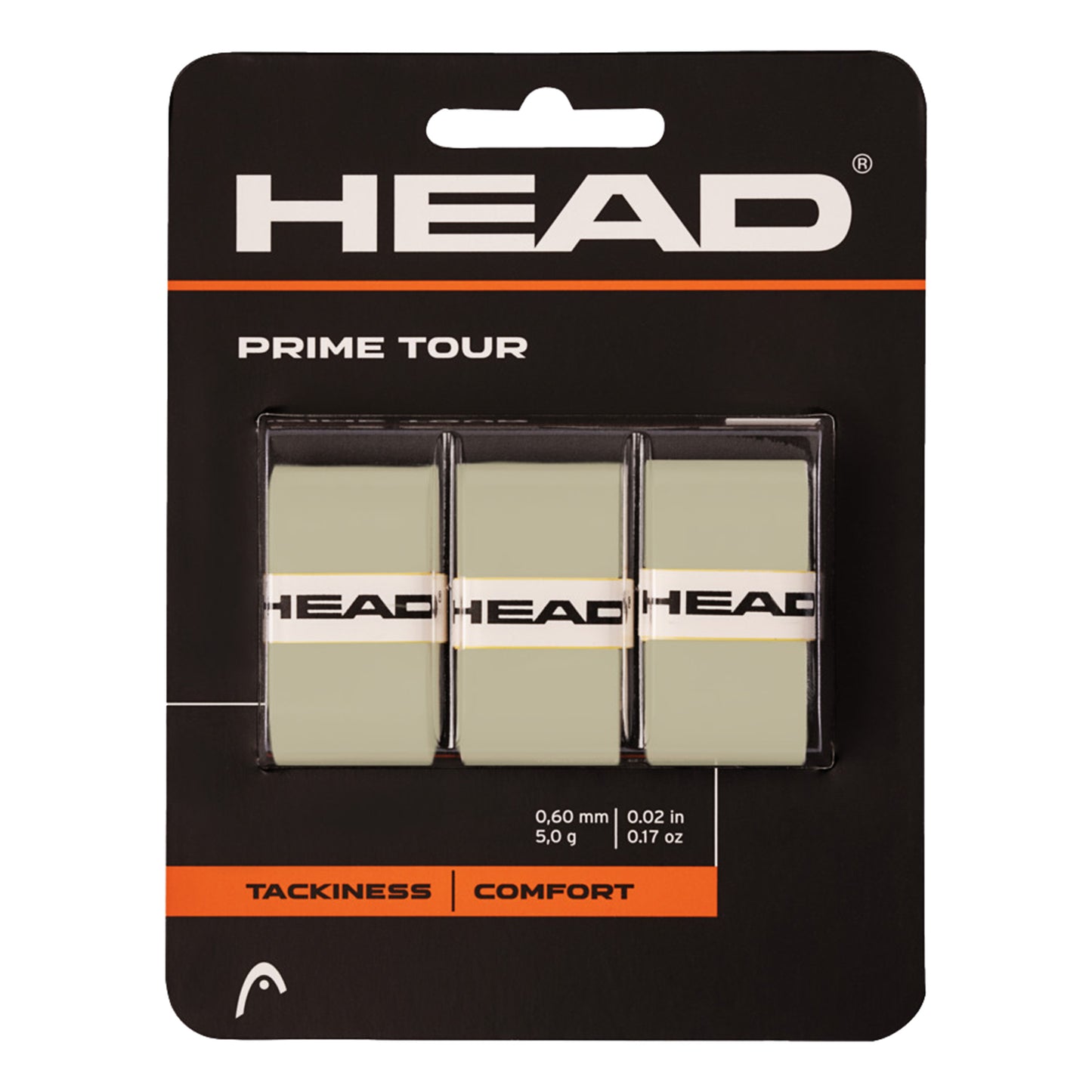 HEAD Prime Tour Opakowanie 3 szt. - szary