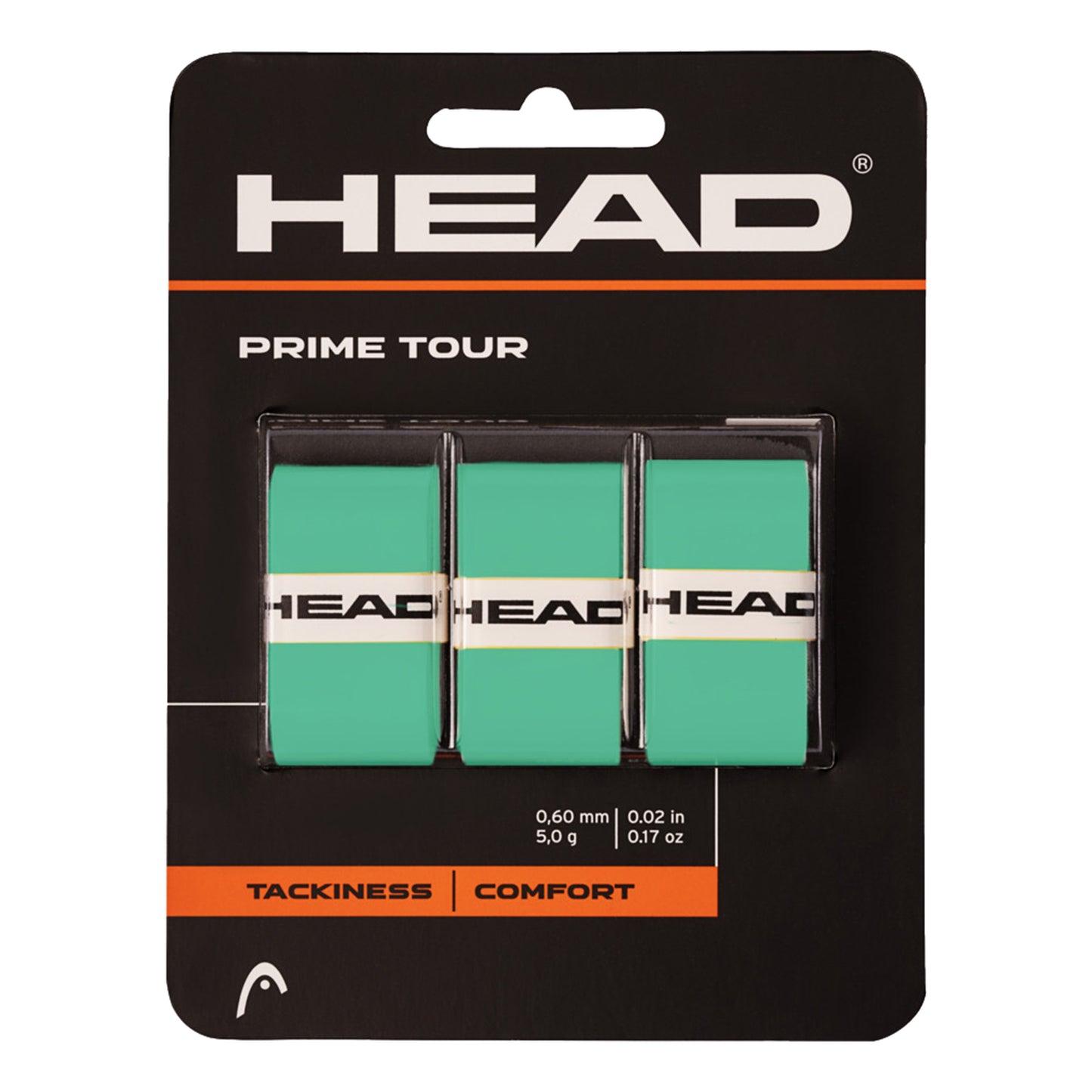 HEAD Prime Tour Opakowanie 3 szt. - mięta