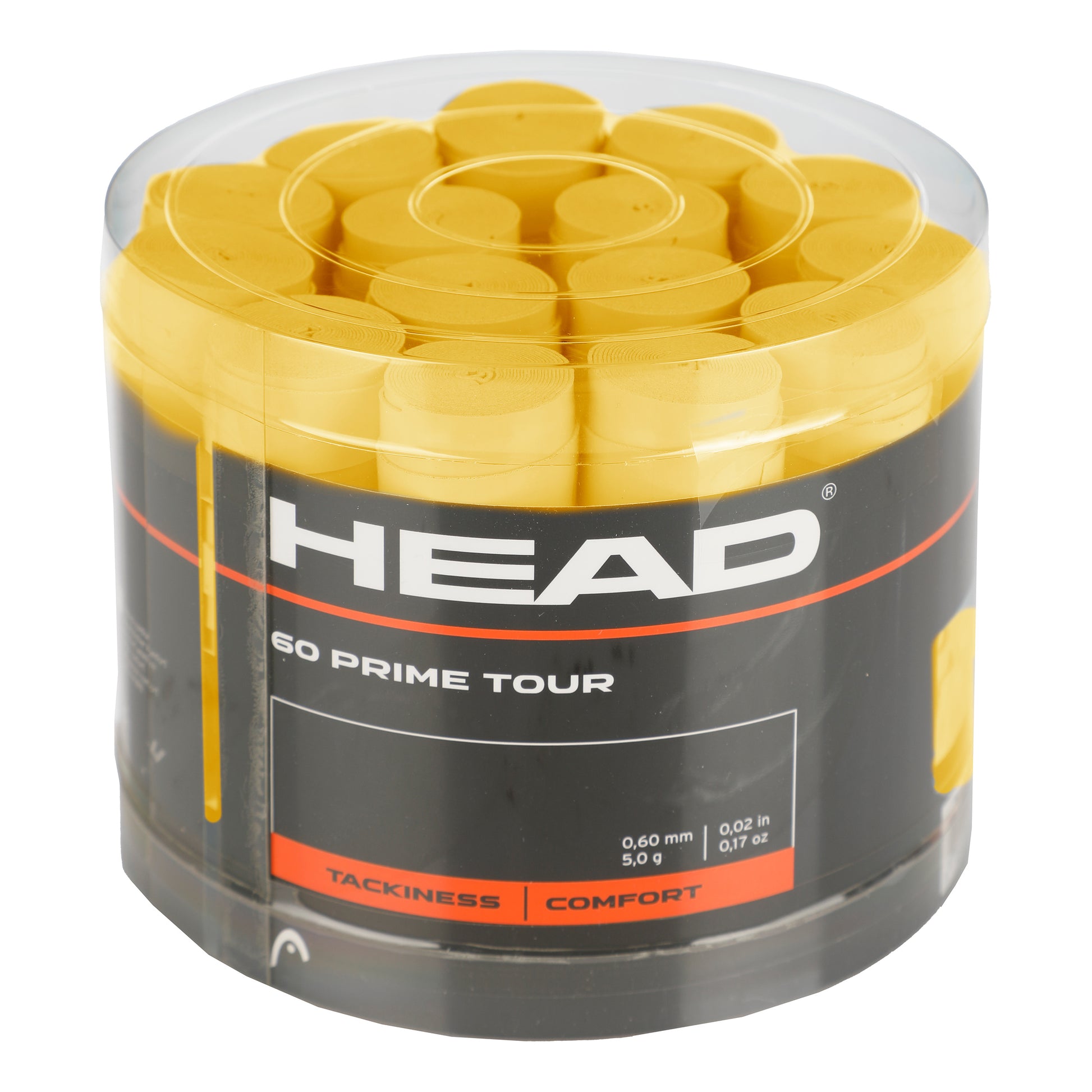 HEAD Prime Tour Opakowanie 60 Szt.-Żółty