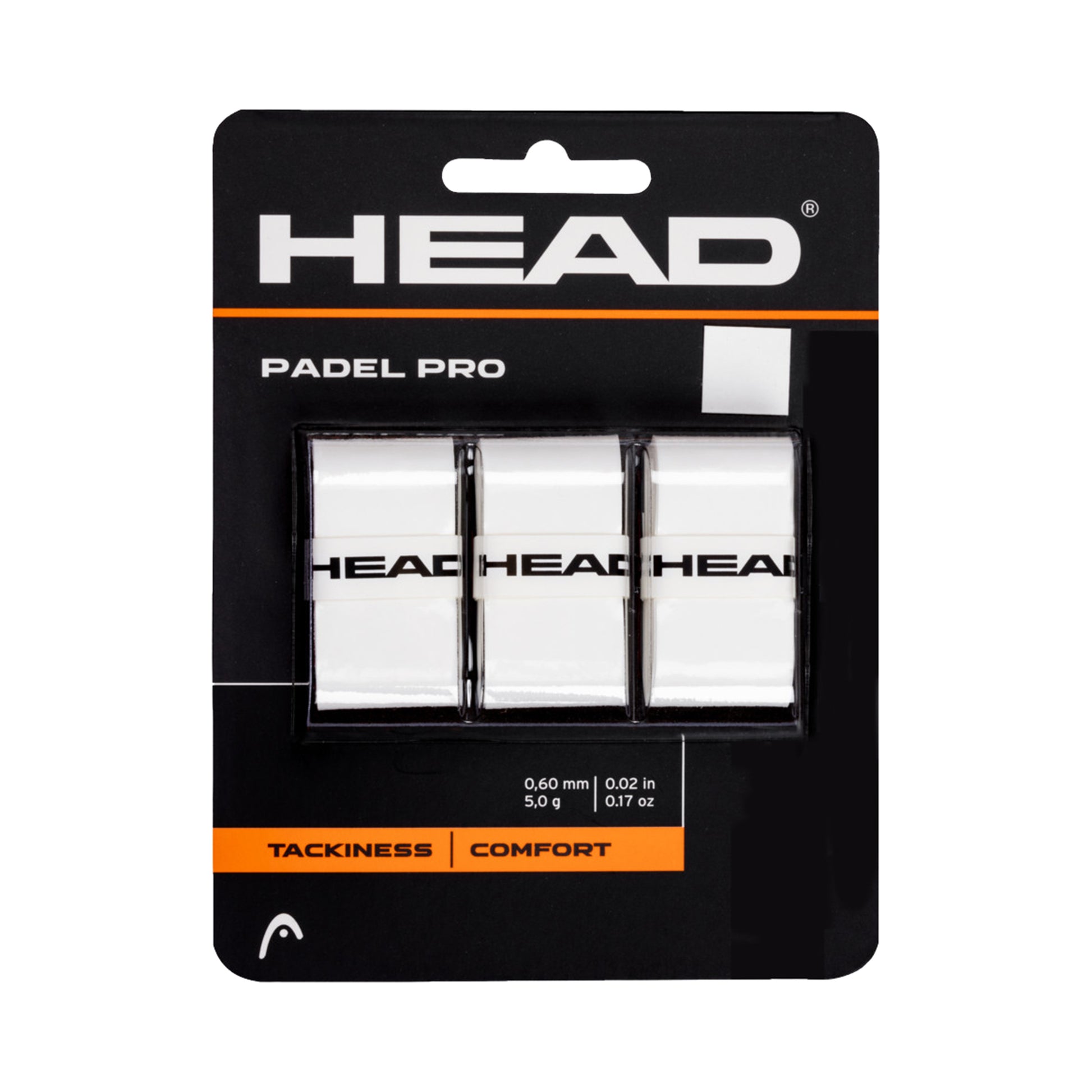 HEAD Padel Pro Opakowanie 3 szt. - biały