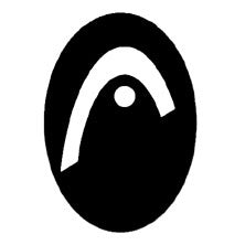 HEAD Szablon Logo-Czarny