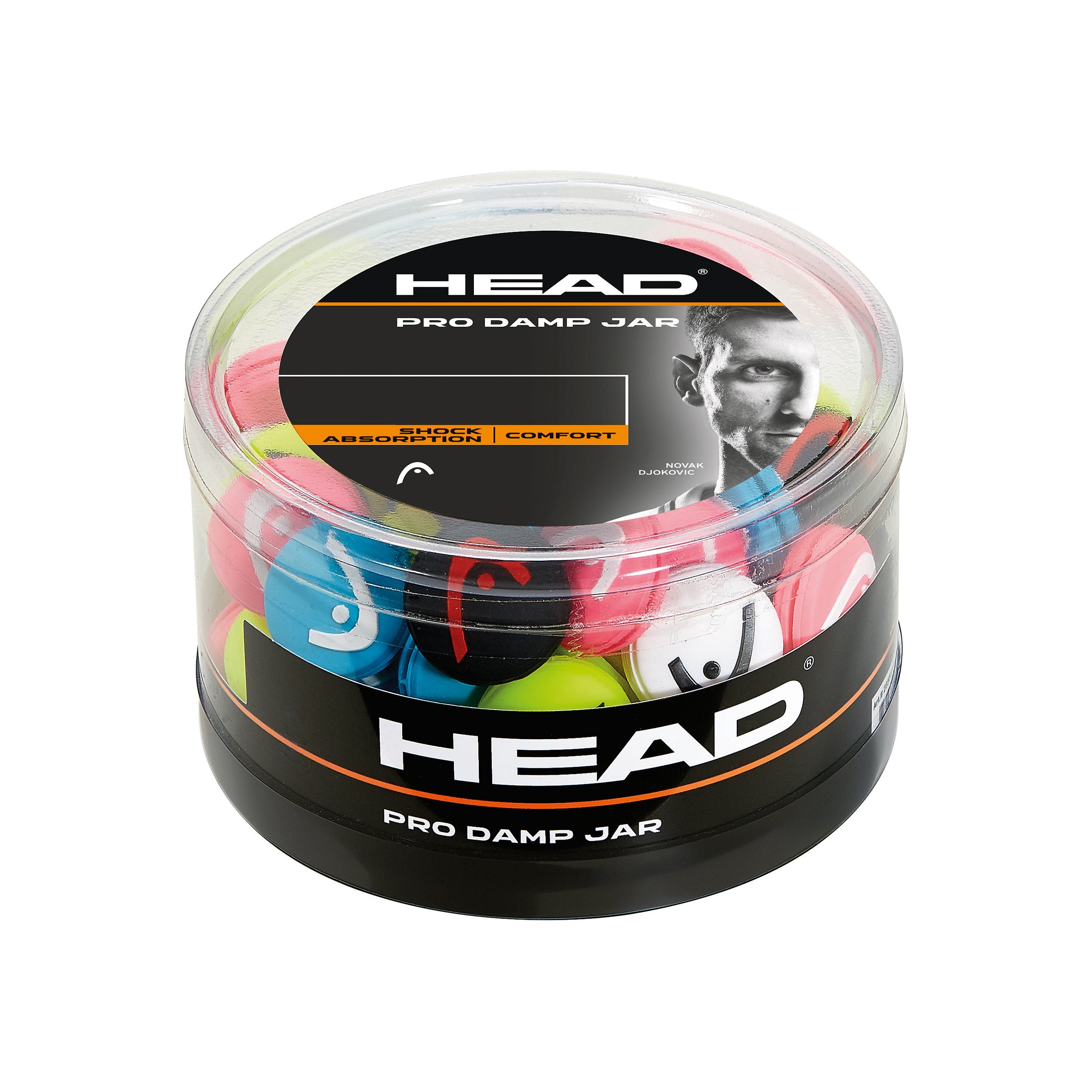 HEAD Pro Damp mixed Amortyzatory Opakowanie 70 szt.-wielokolorowy
