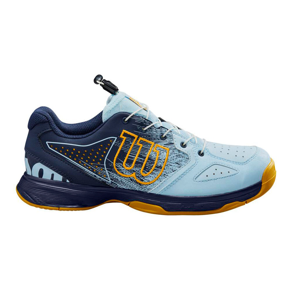 Wilson Kaos Ql buty do tenisa allcourt Dzieci - jasnoniebieski, ciemnoniebieski